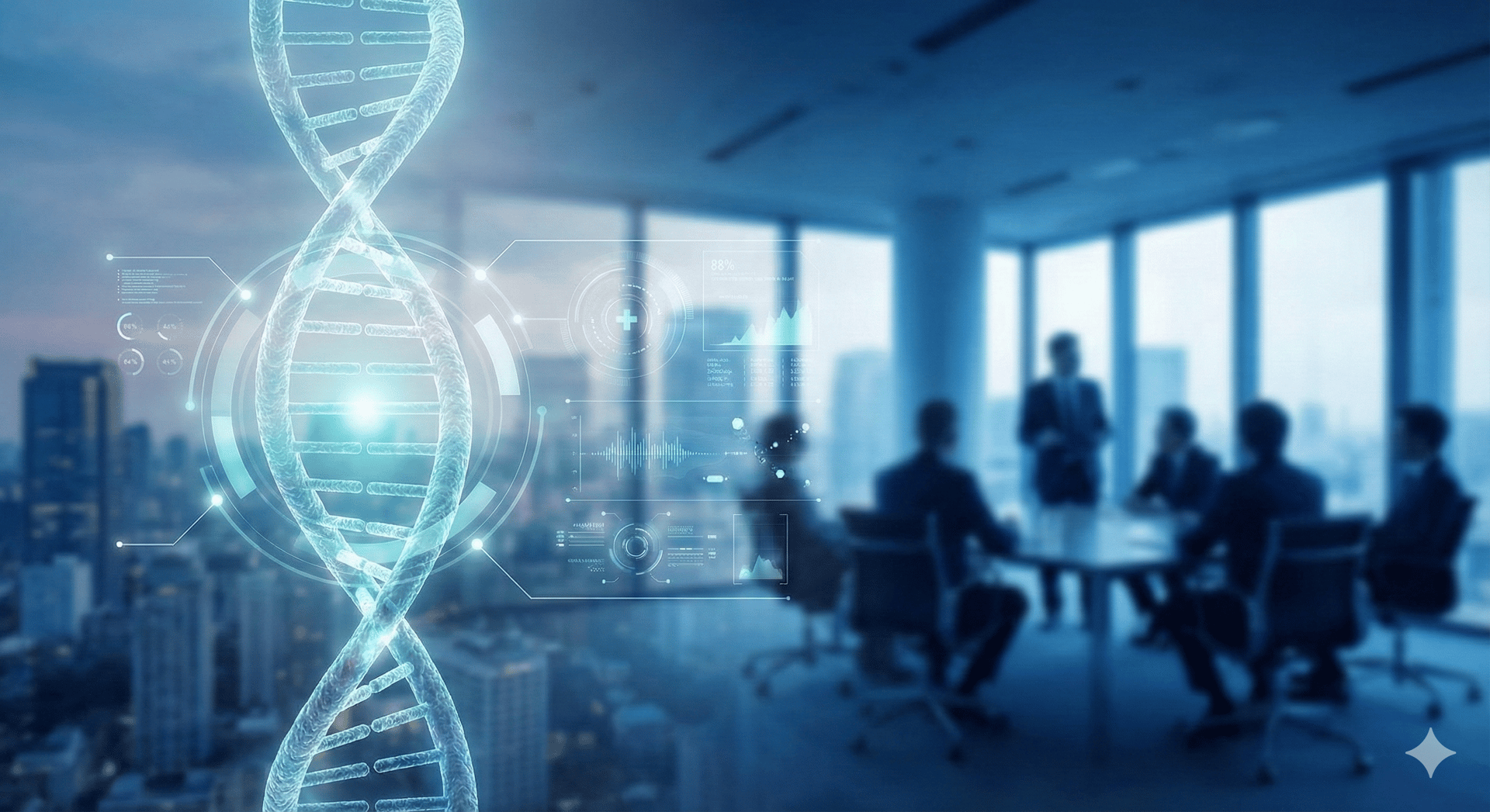 an abstract photo of a curved building with a blue sky in the background