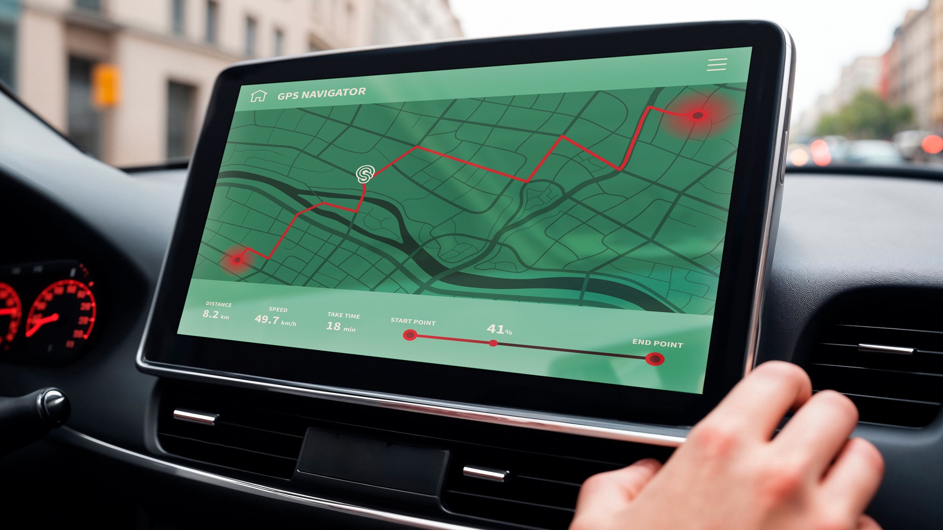 an abstract photo of a curved building with a blue sky in the background