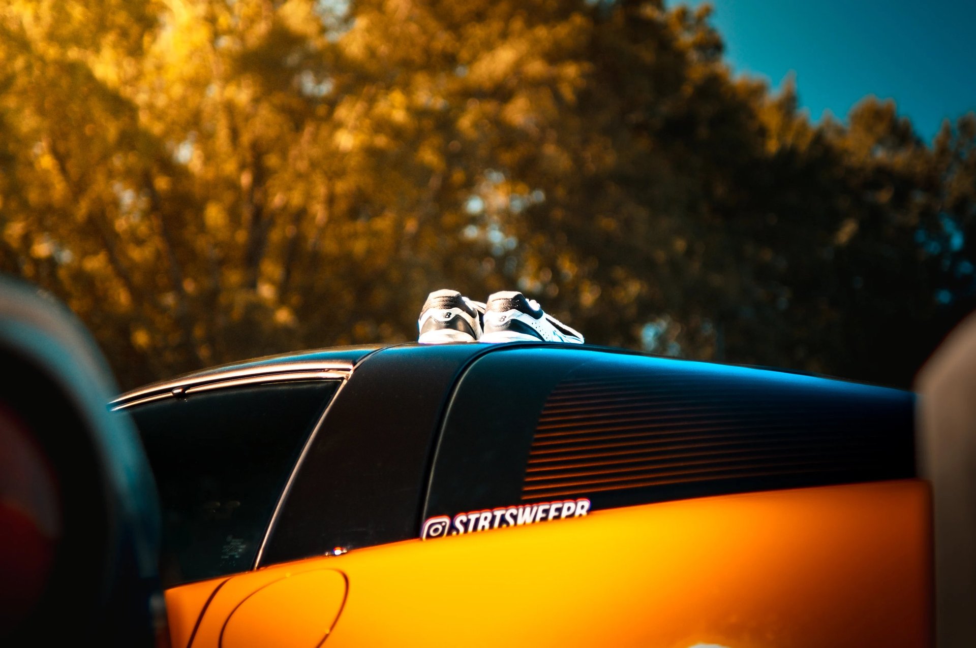 Electric blue BMW M3 Competition XDrive car photography at 704 Exotics in Charlotte, North Carolina.