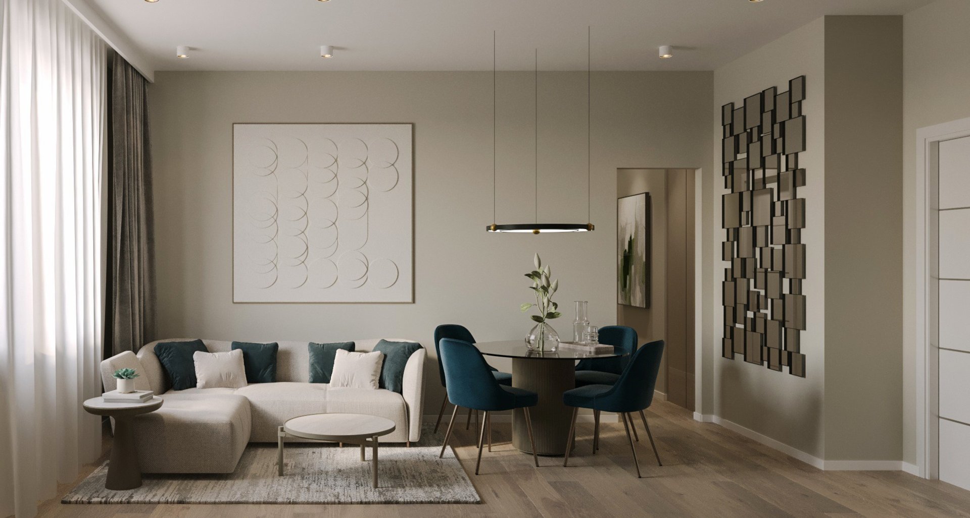 black and brown leather padded tub sofa