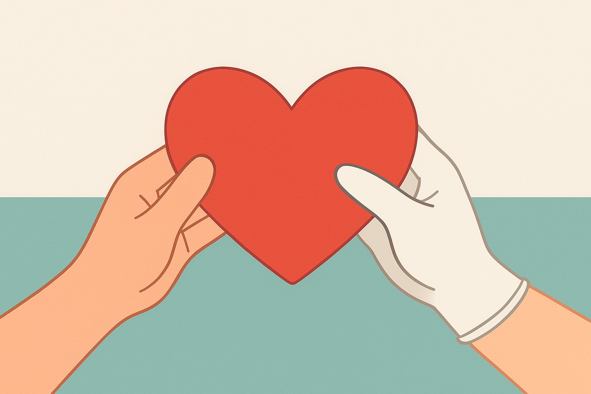 red heart hanging on black metal bar