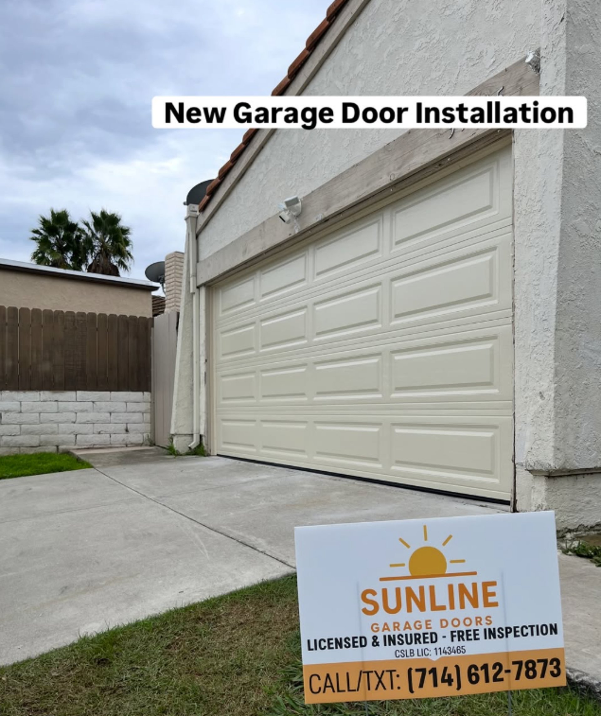 new garage door sunline garage doors san juan capistrano