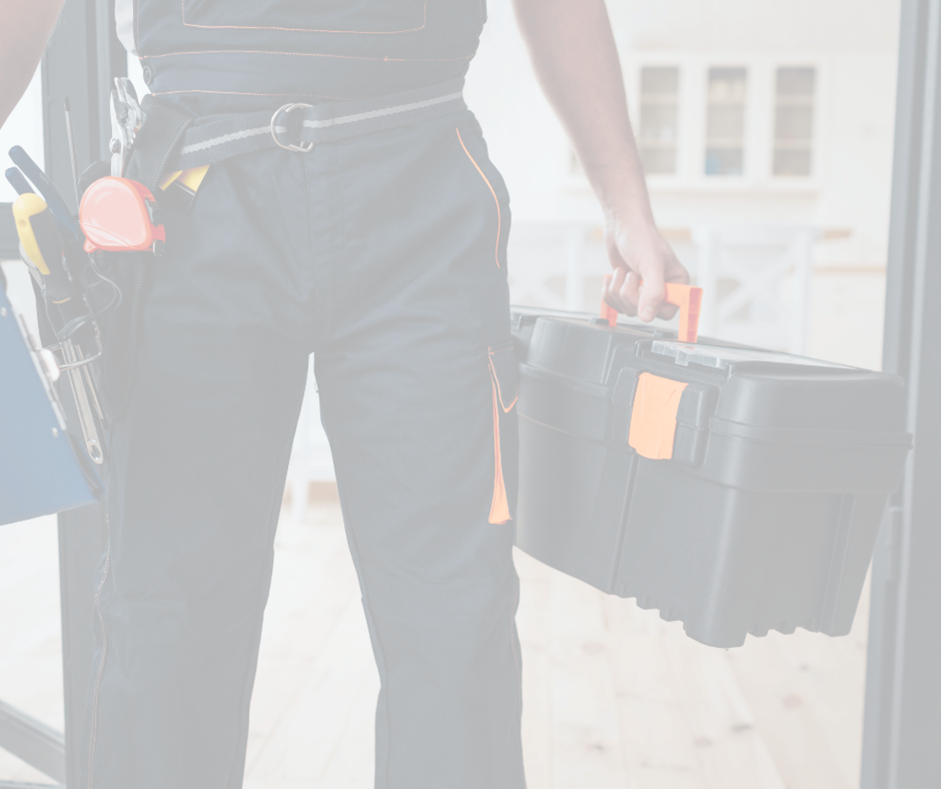 black and red tool box