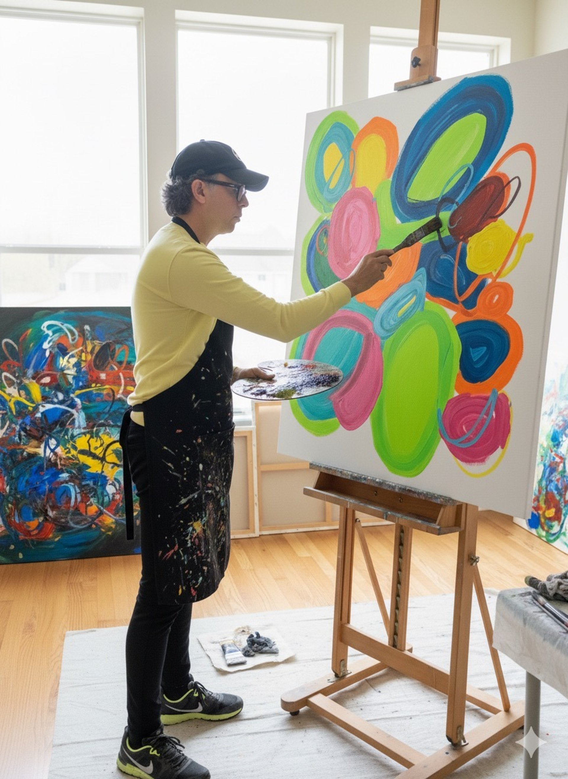 woman wearing yellow long-sleeved dress under white clouds and blue sky during daytime
