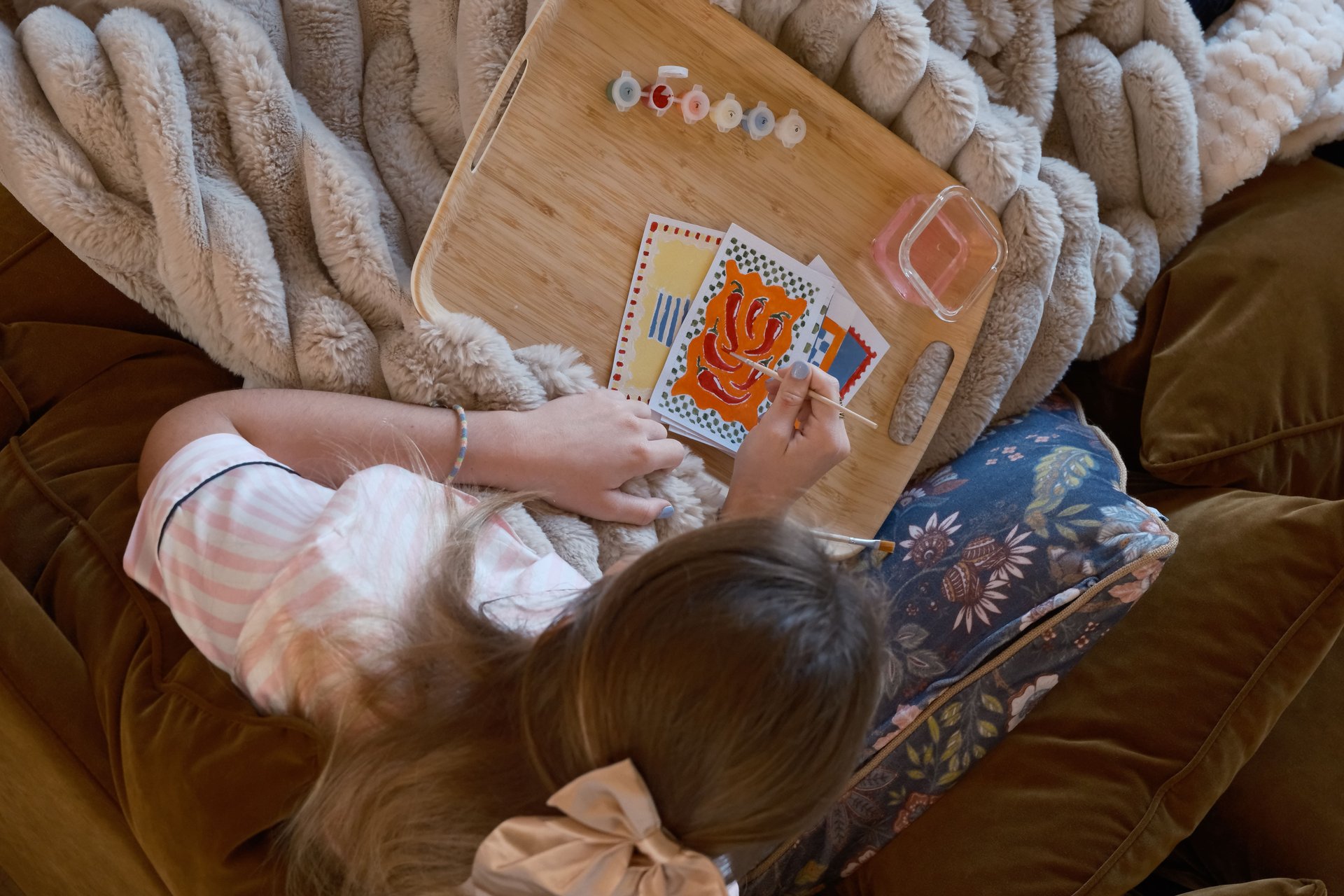 black blue and yellow textile