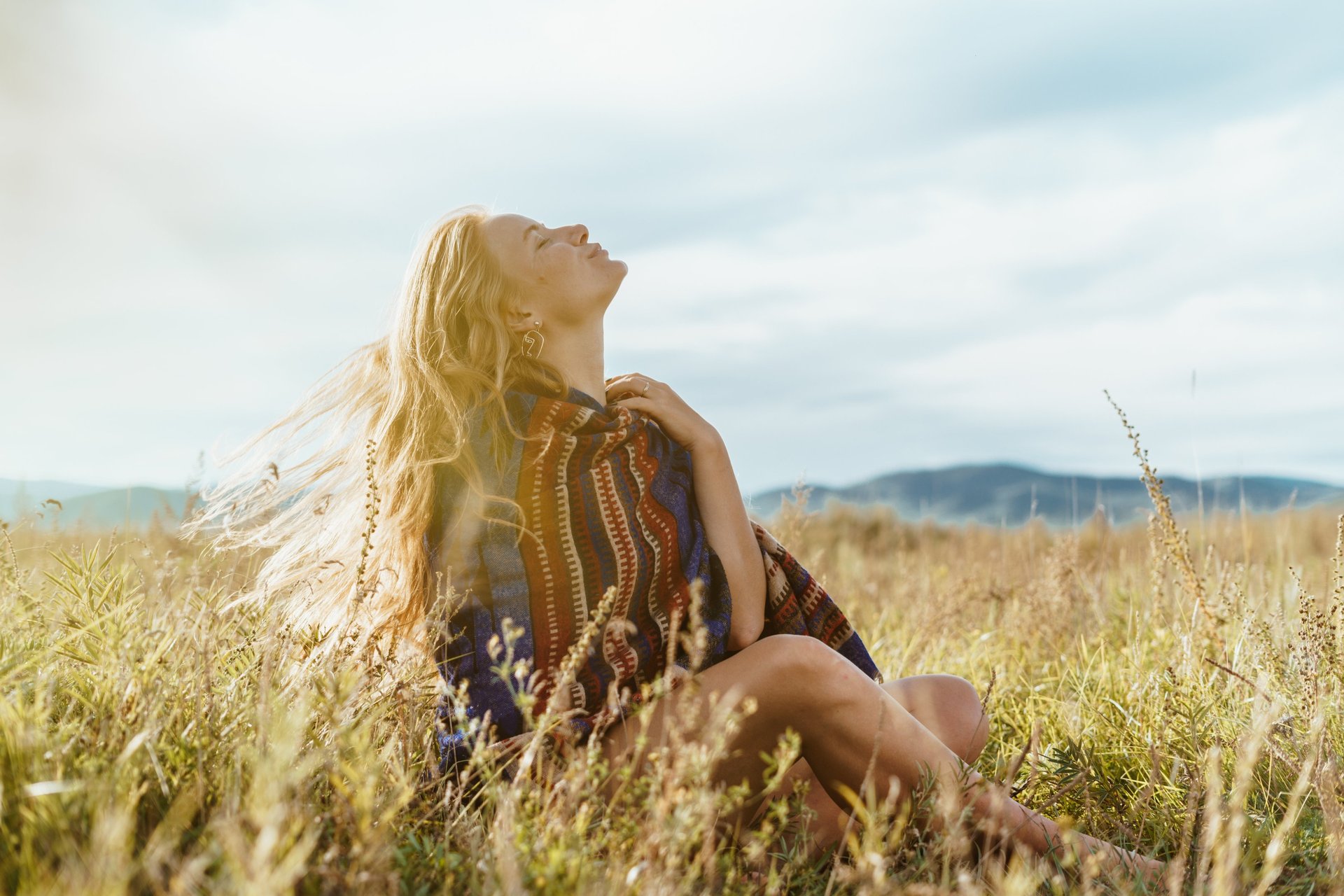 women's yellow sweatshirt