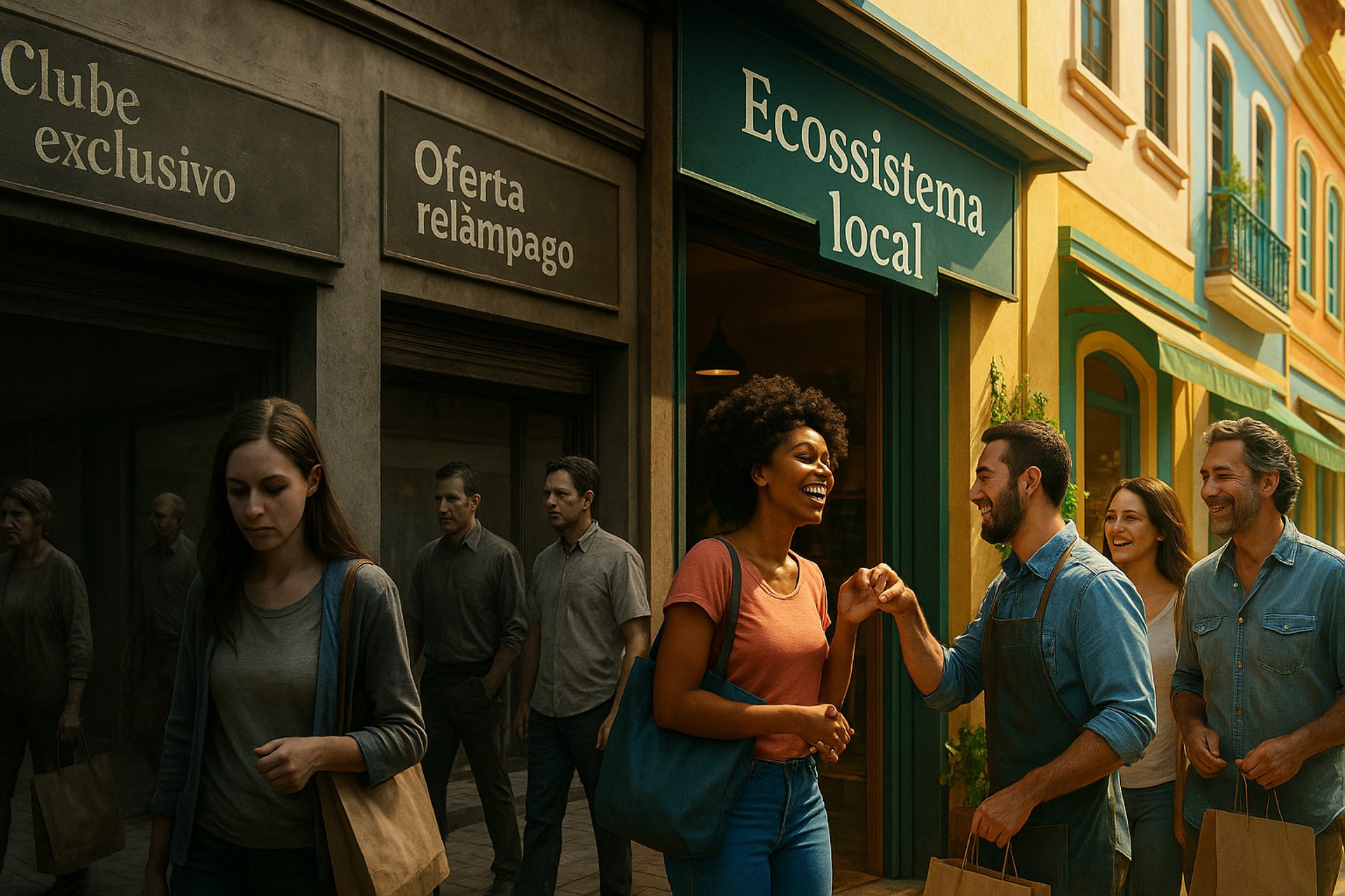 an abstract photo of a curved building with a blue sky in the background