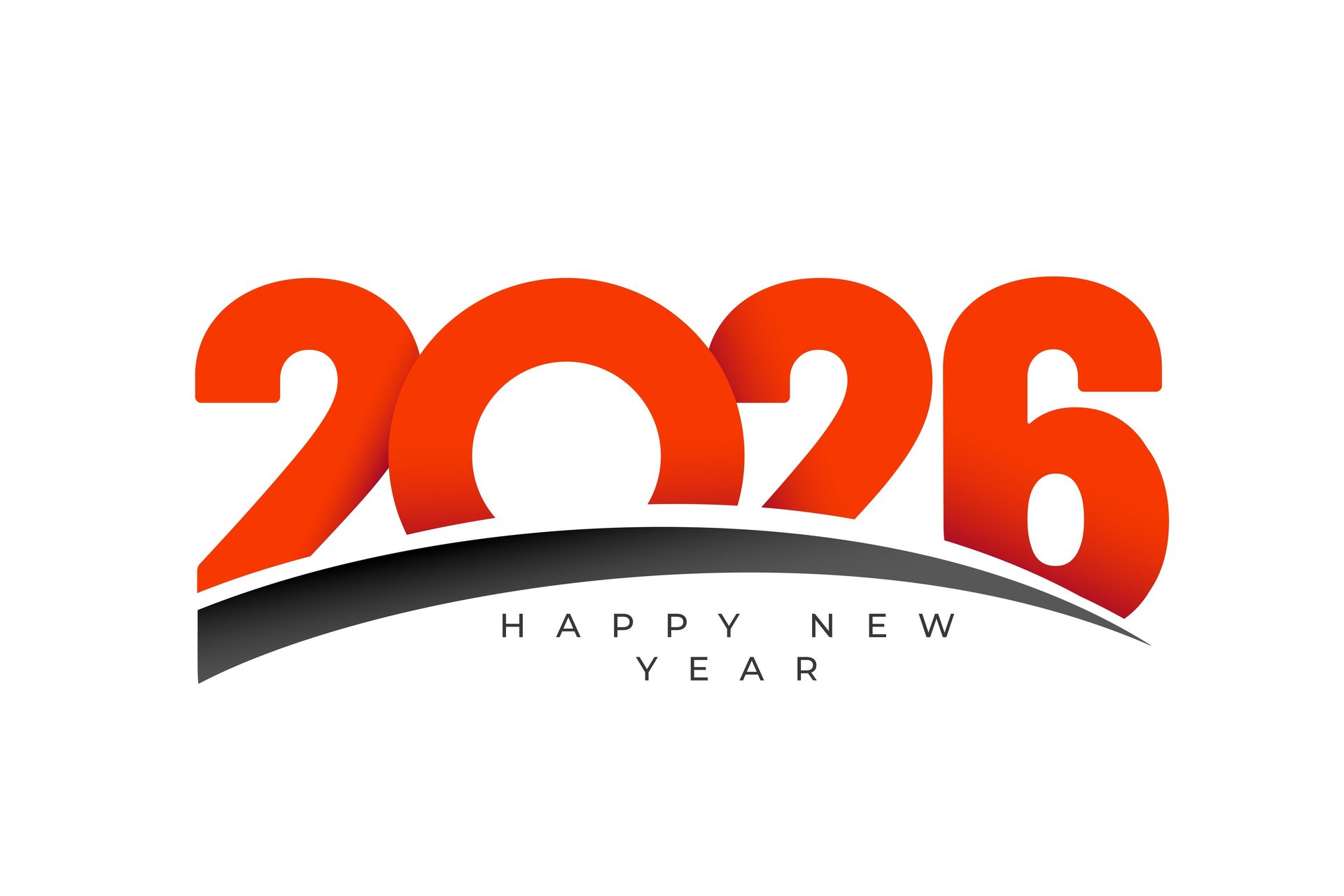 The year 2026 in metallic numbers.