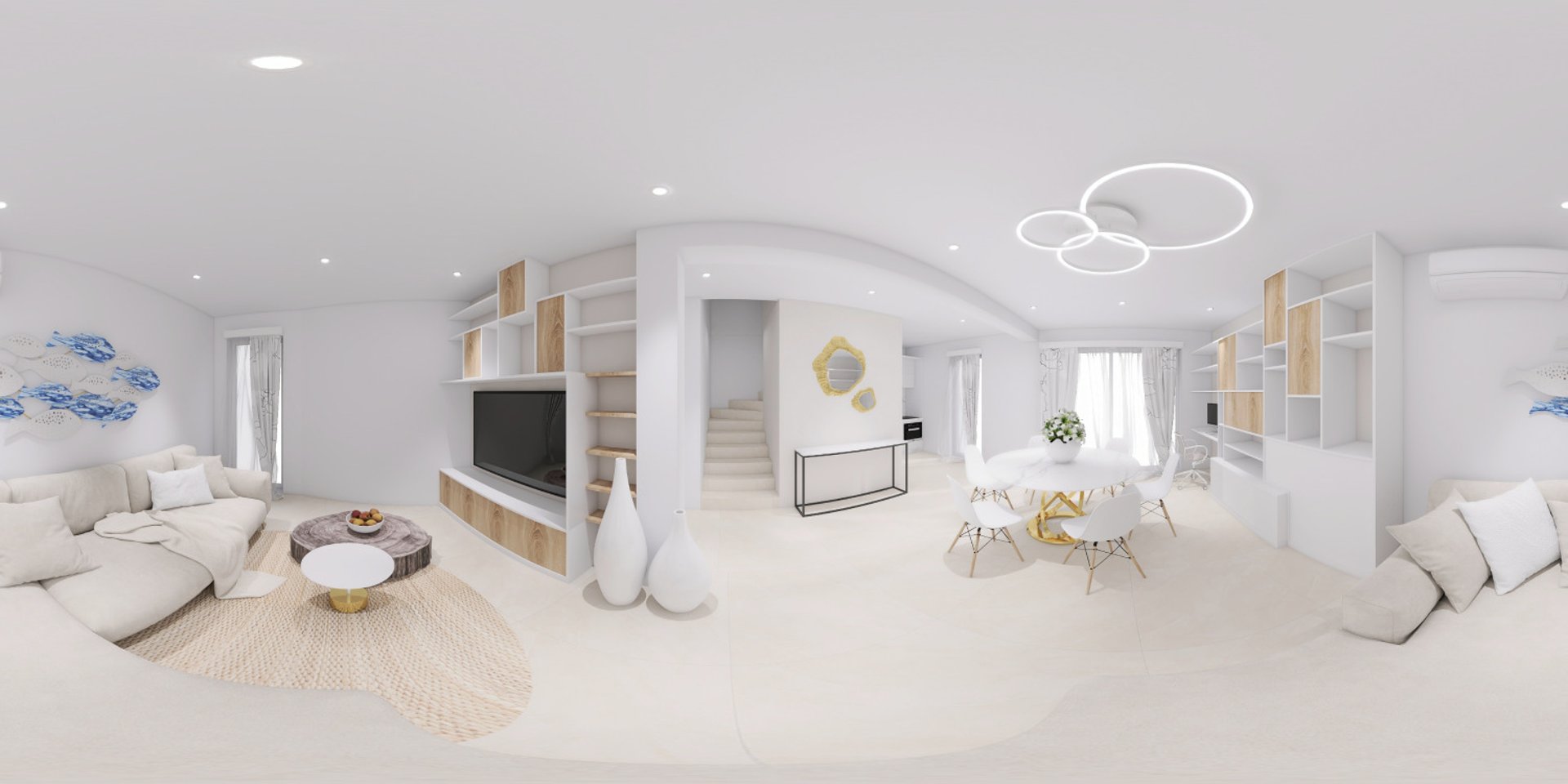 Visite virtuelle 360° en imagerie 3D d’une villa – Technologie immersive Var