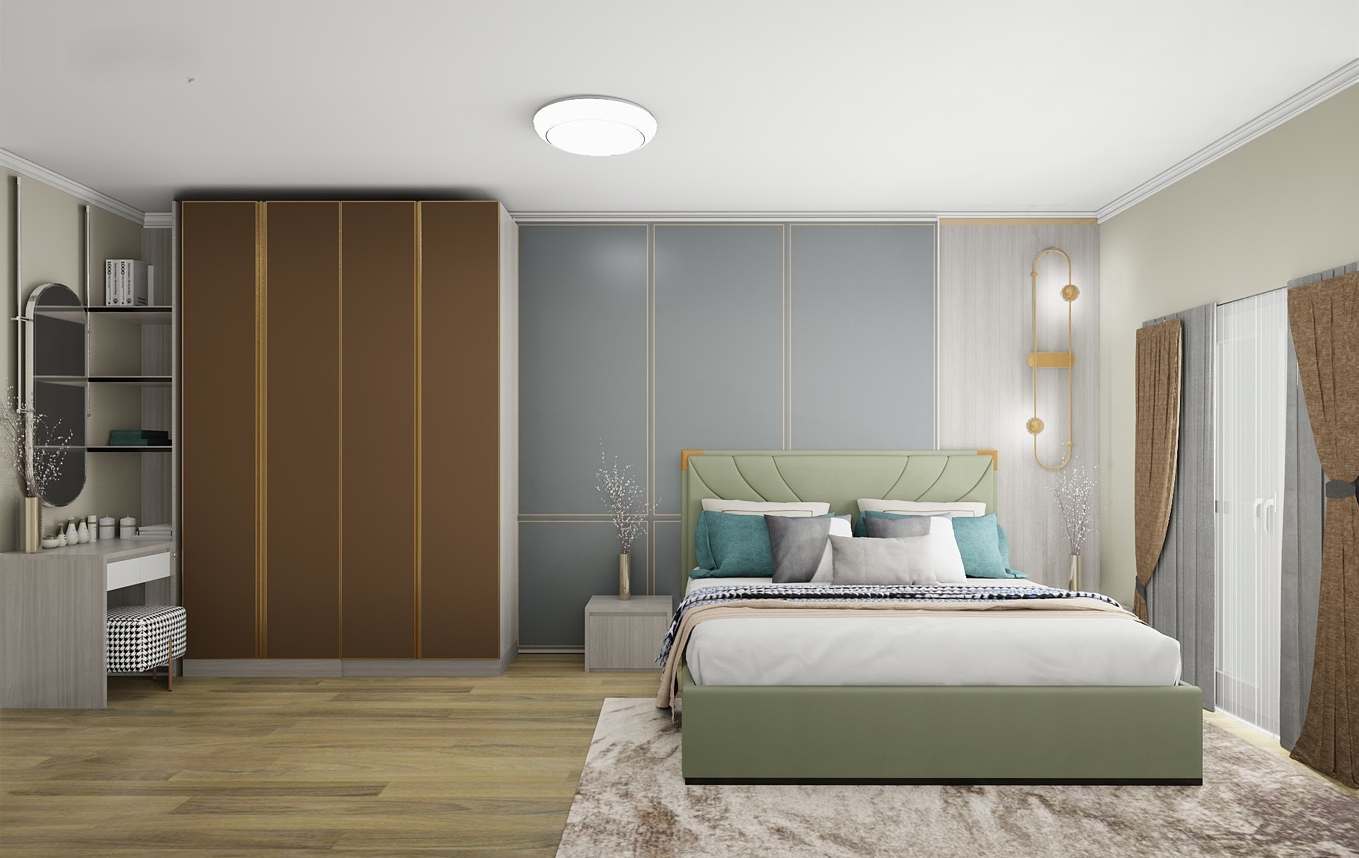 black and white bed linen