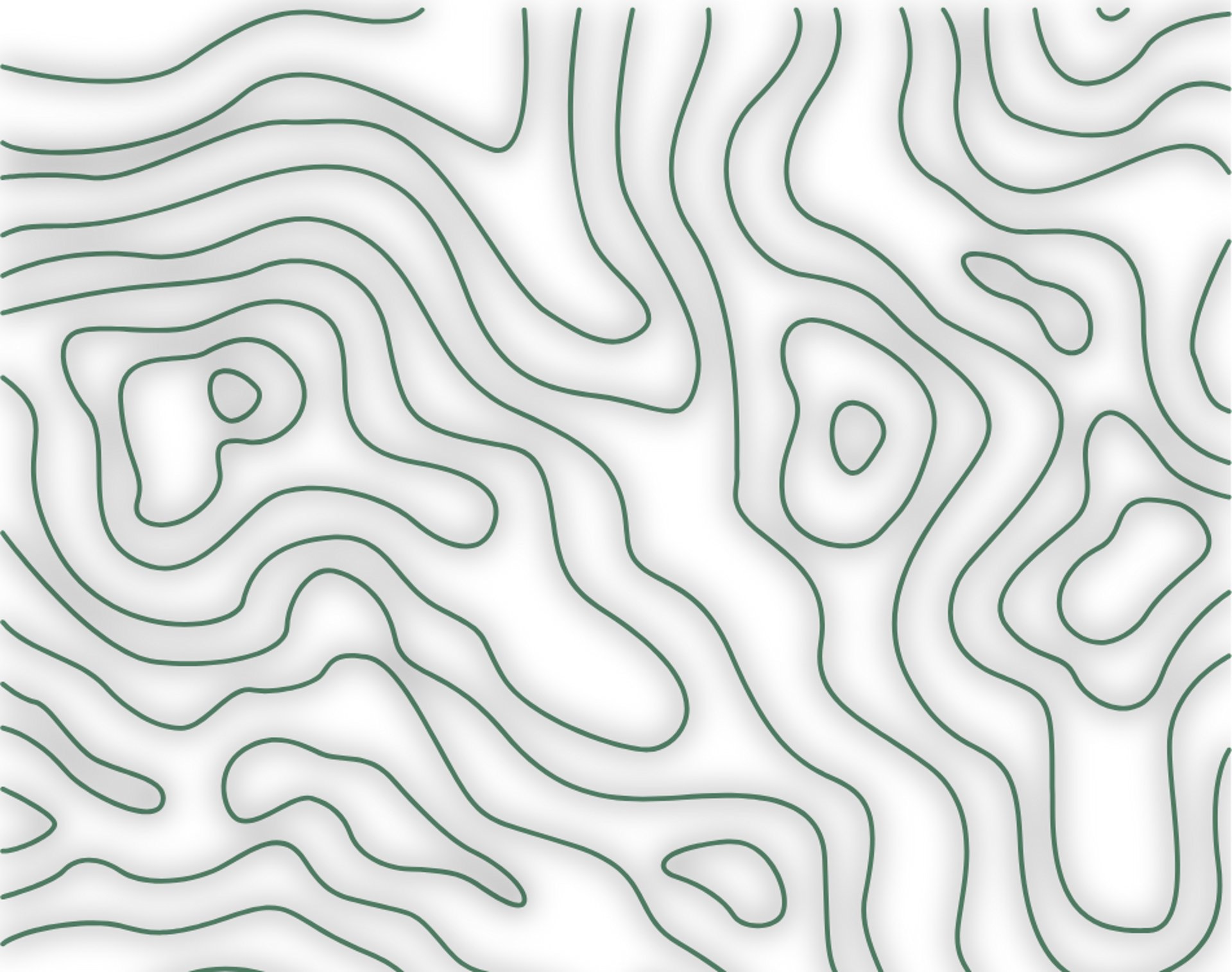 Topography Map Icon