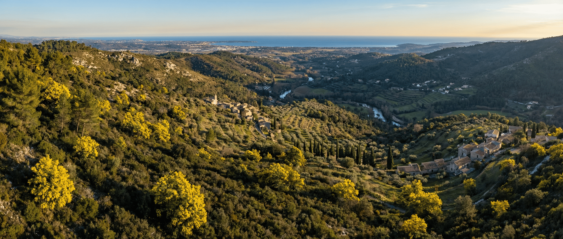 Boats are docked under a bridge in the harbor.