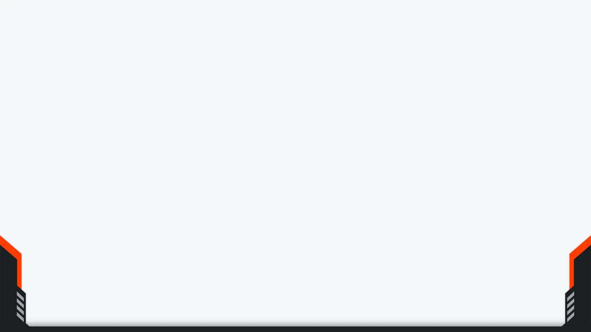 Abstract geometric design featuring a white background, a sharp black angle, and a bold orange triangle.