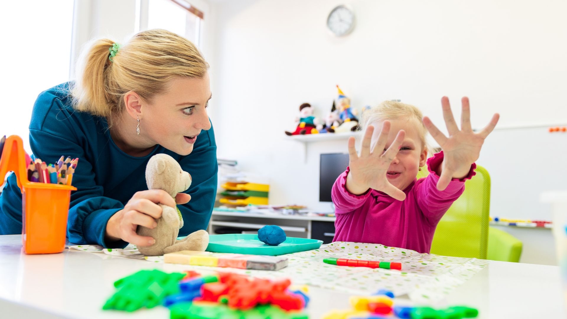 multicolored learning toys