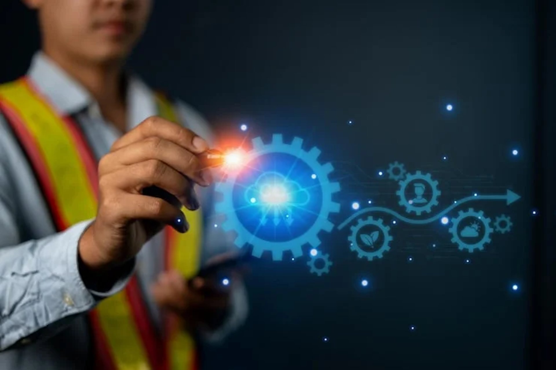 black blue and yellow textile