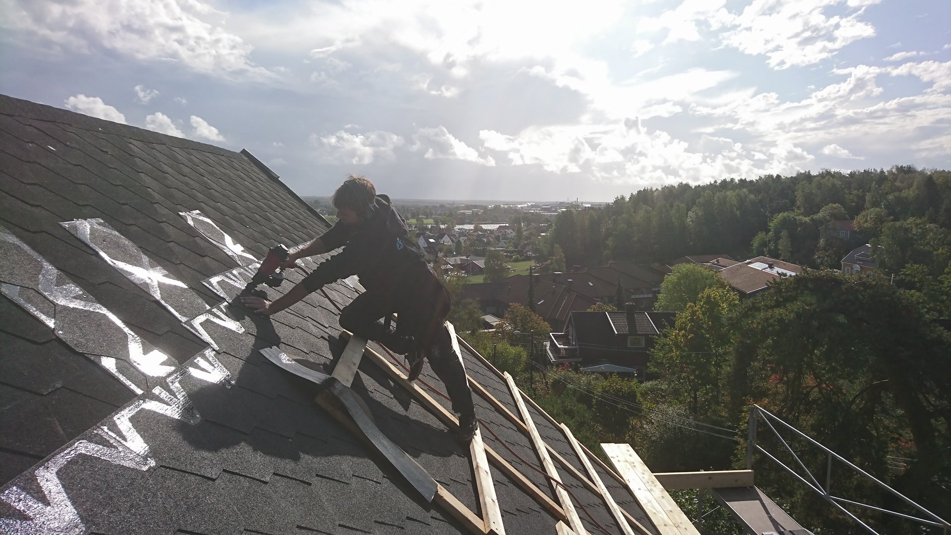 white modern cement building under blue sky