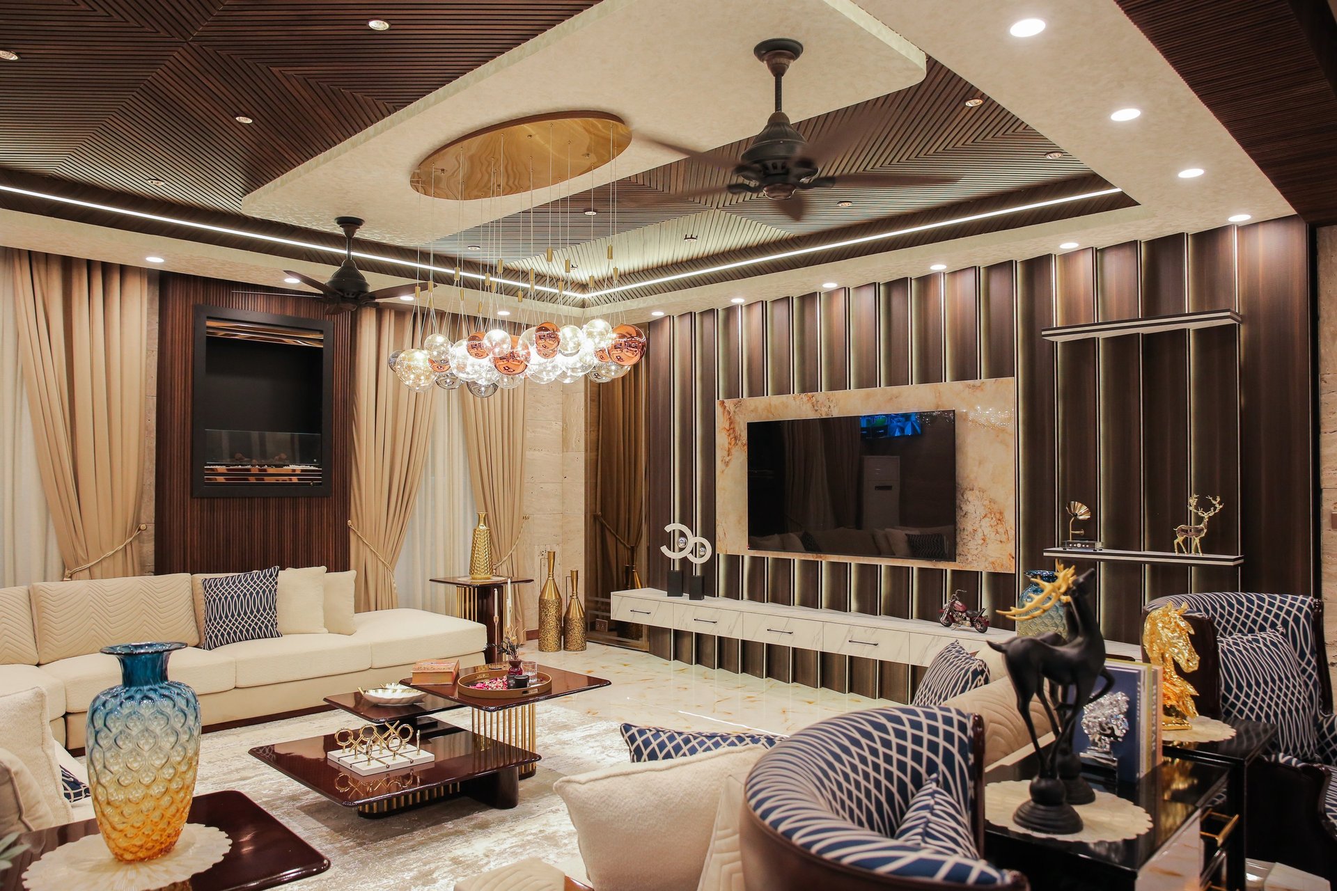 black blue and yellow textile