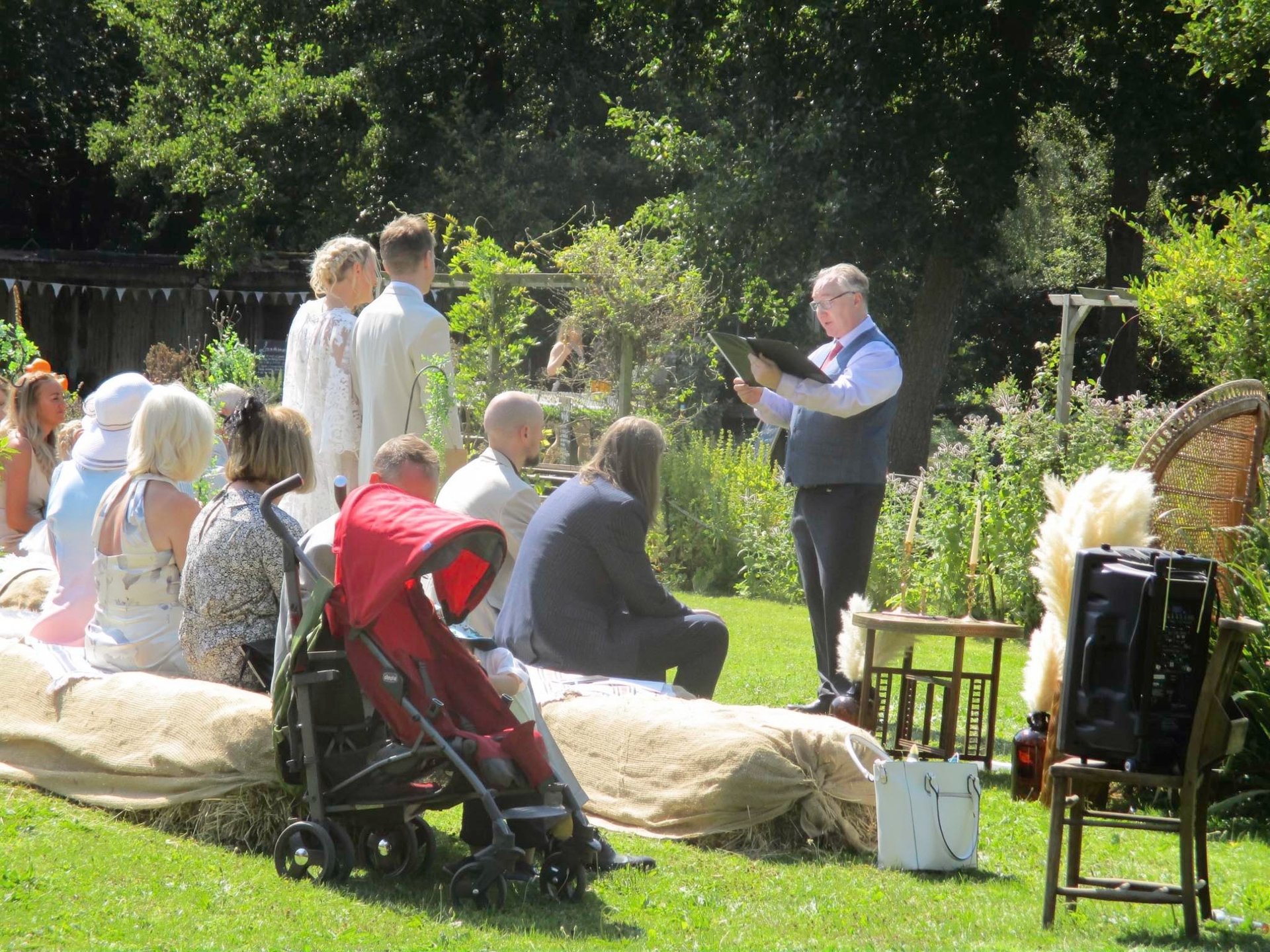 David Performing A Ceremony At Roman Lakes