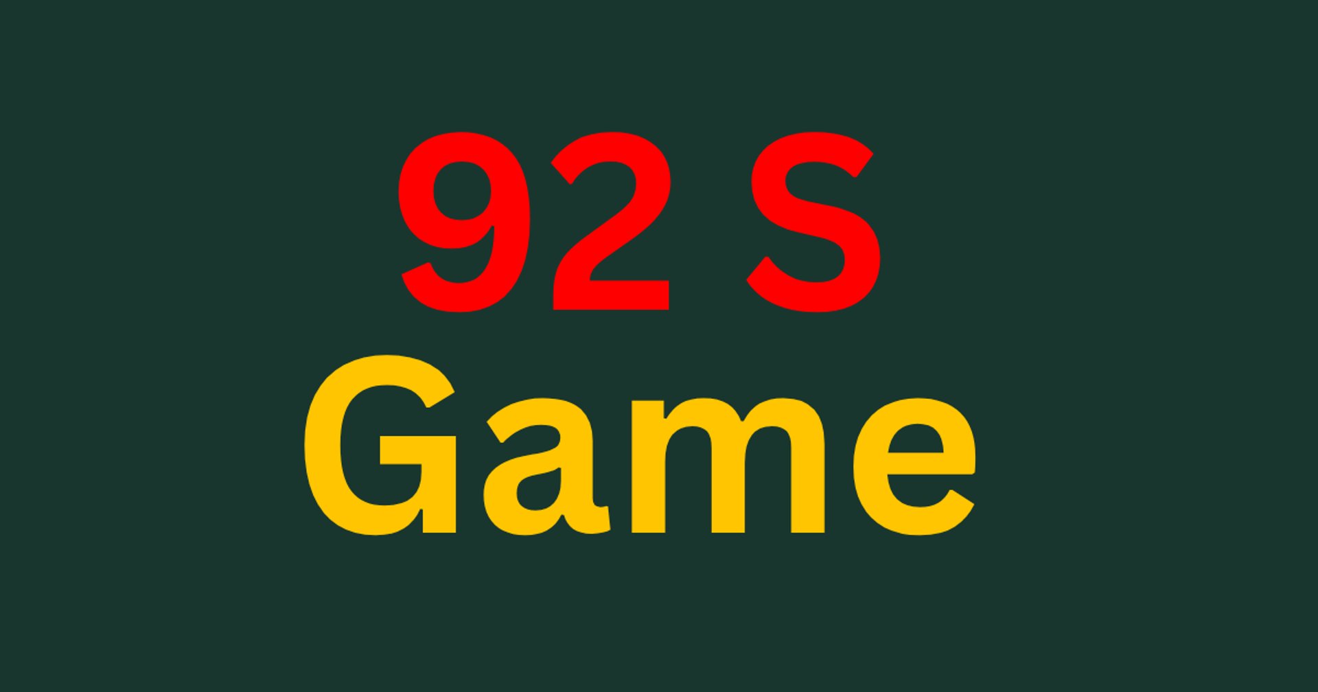 92s game download
