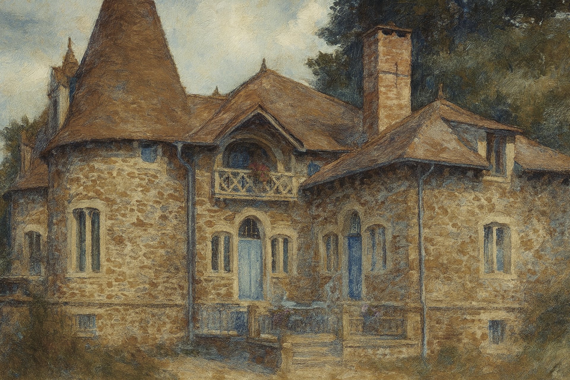 Scenic river artwork from Swellendam Art and Photography Retreat.