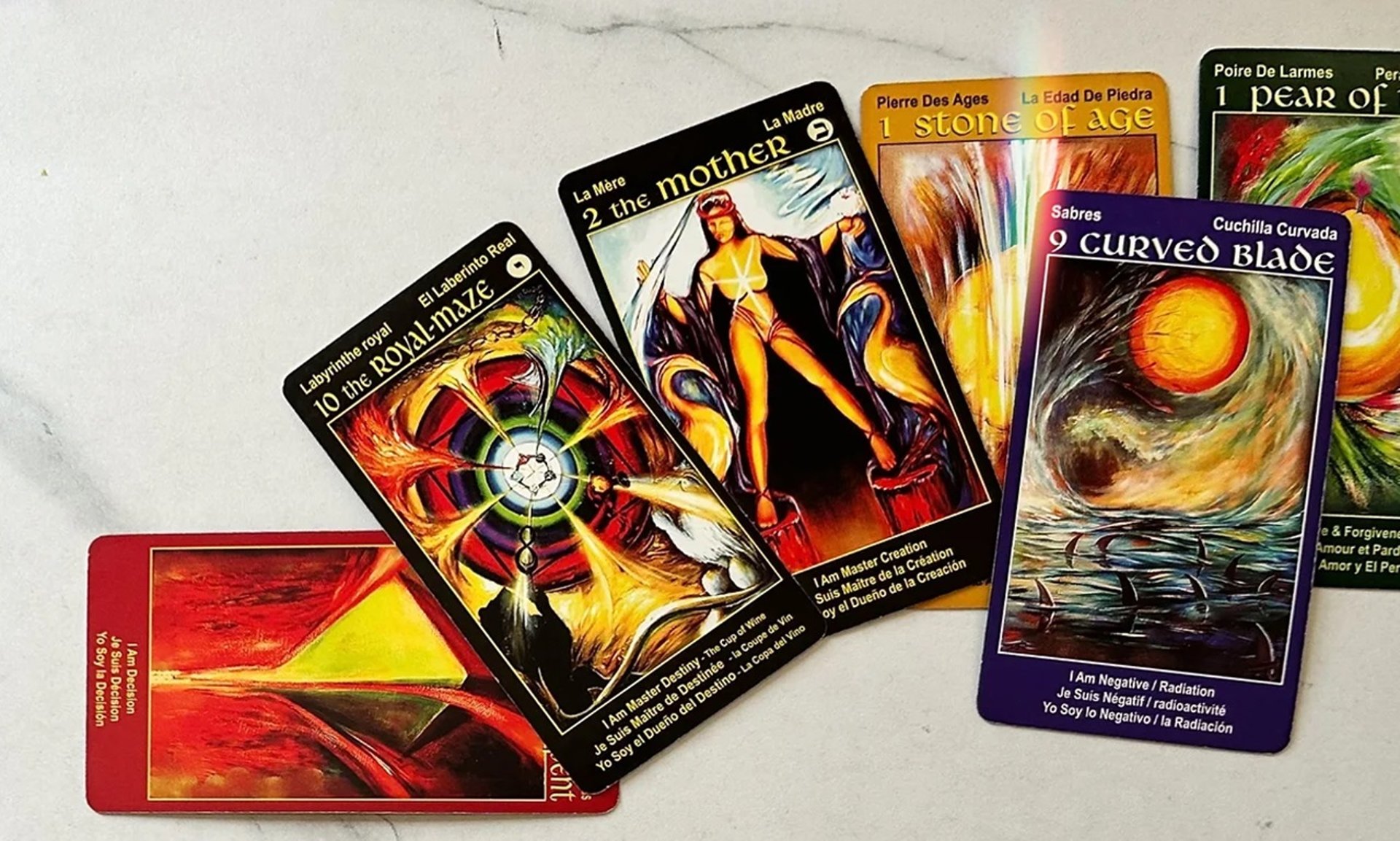 Tarot Cards I Am One Deck by Maya Britan