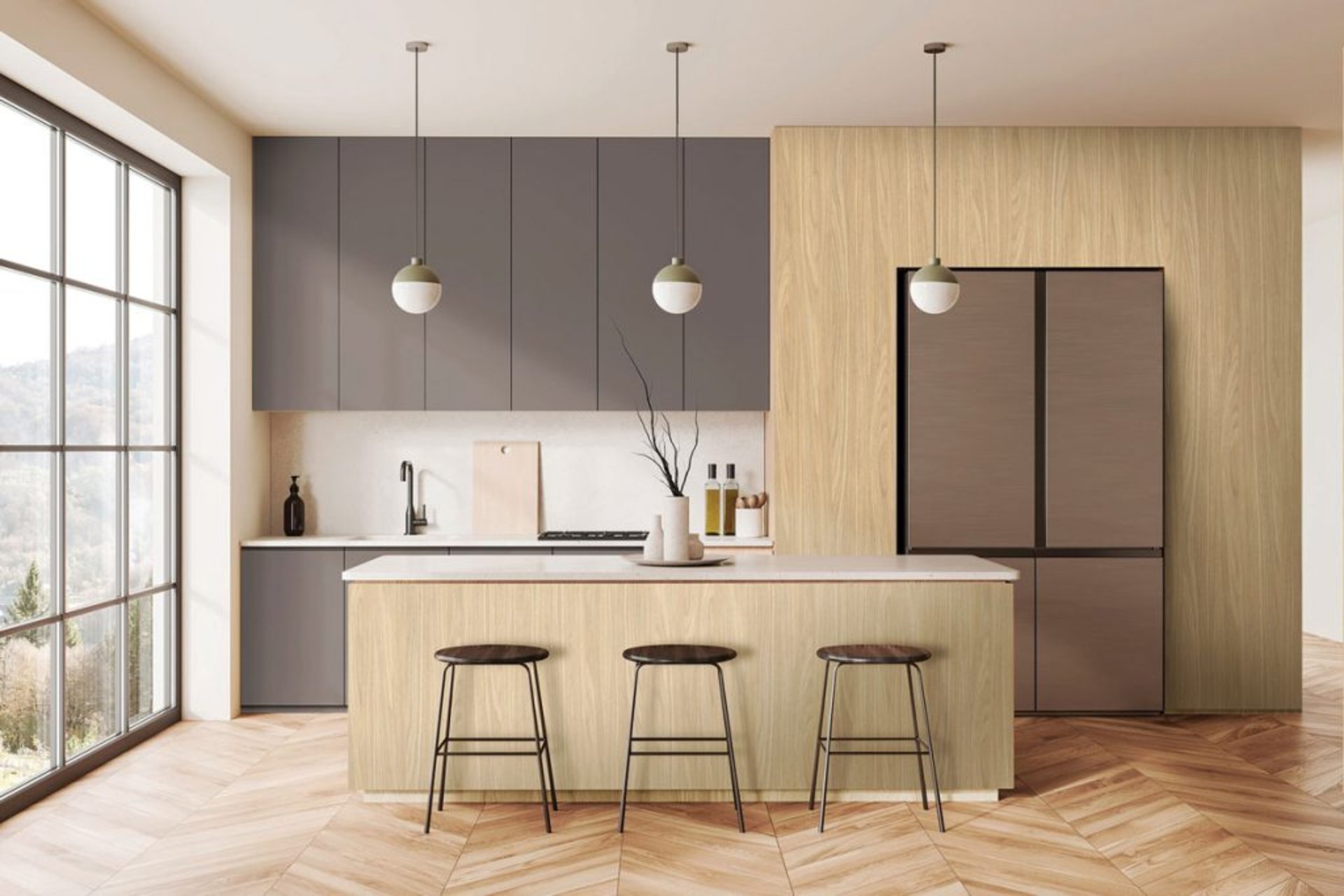 mountain range under blue sky