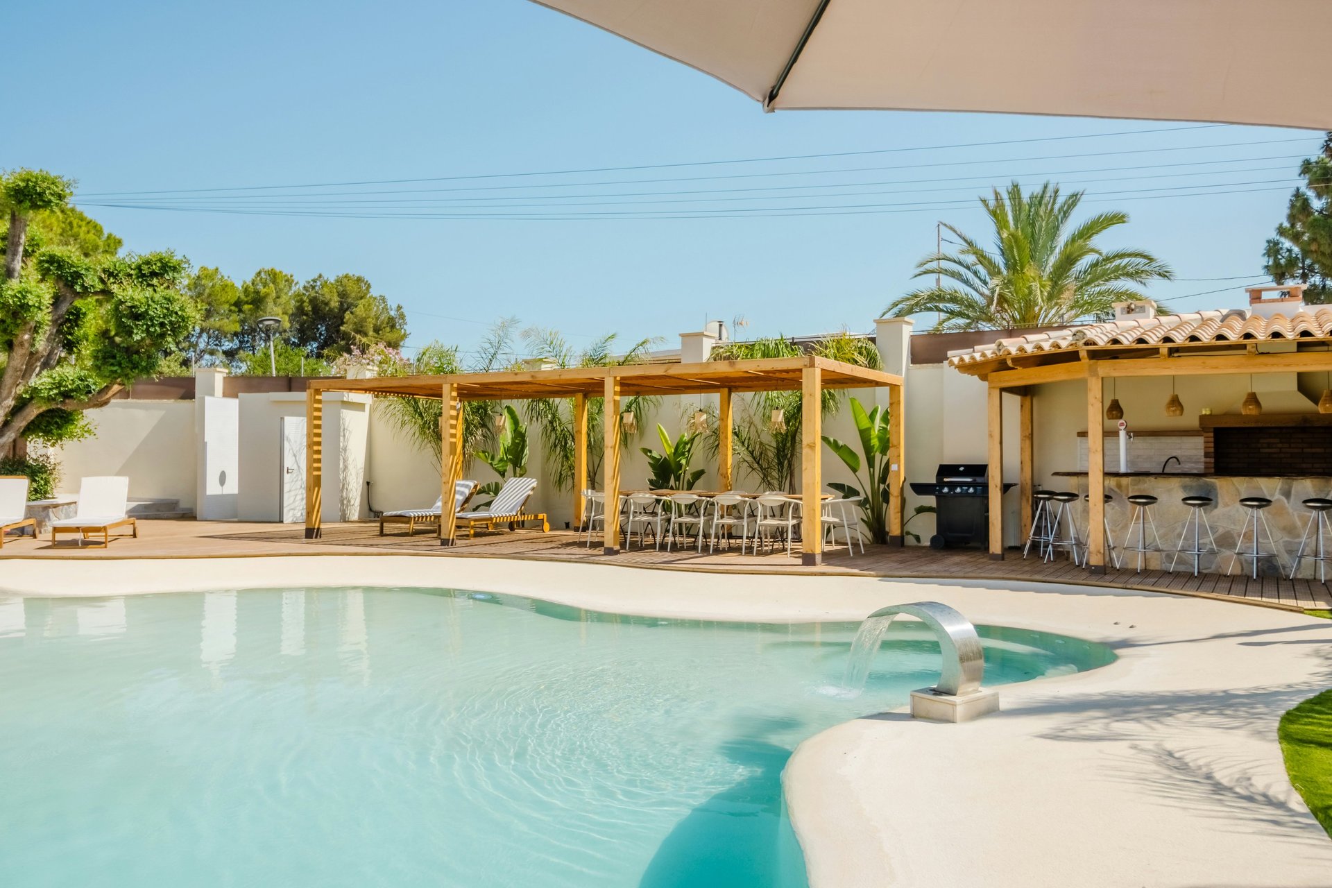 woman wearing yellow long-sleeved dress under white clouds and blue sky during daytime