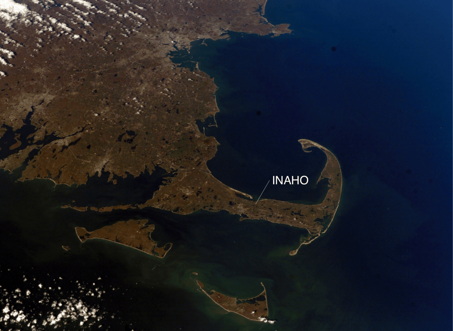 The Best Sushi on Cape Cod, Inaho Sushi, 157 Rte. 6A, Yarmouth Port MA, 02675 Sky View of Cape Cod