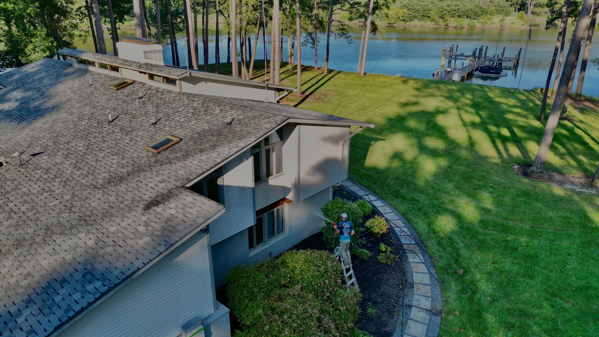 gray wooden house