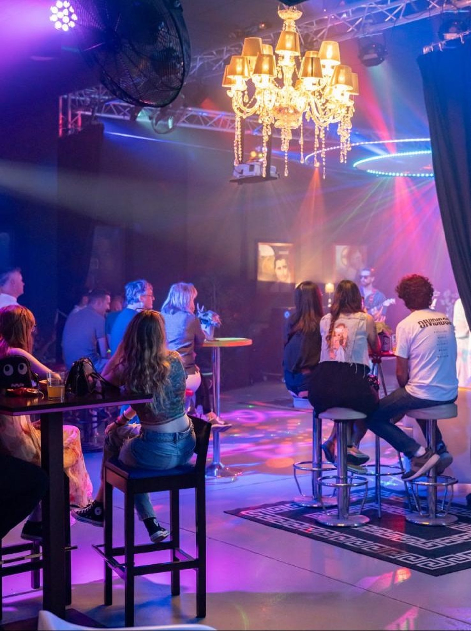 club signage on wall