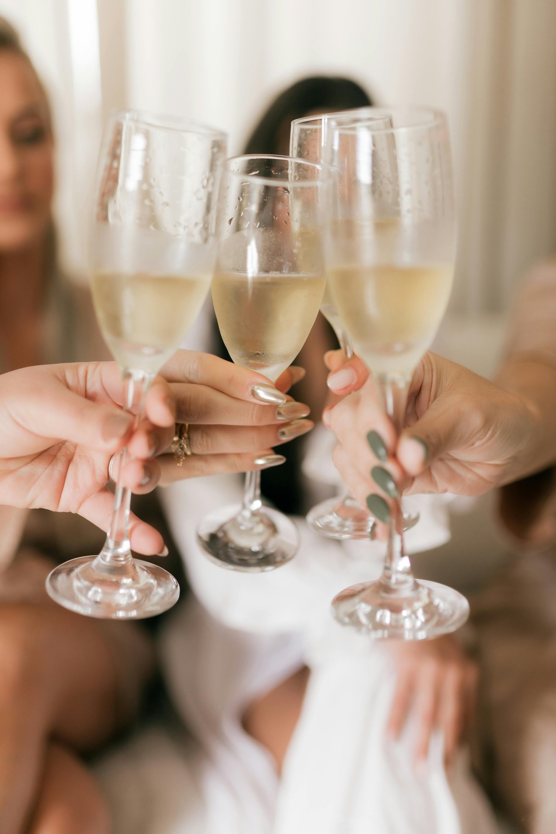 an abstract photo of a curved building with a blue sky in the background