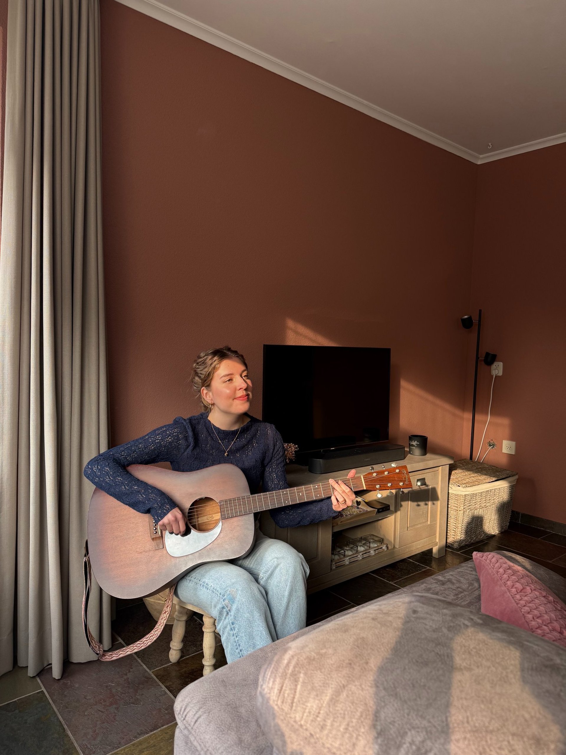 black blue and yellow textile