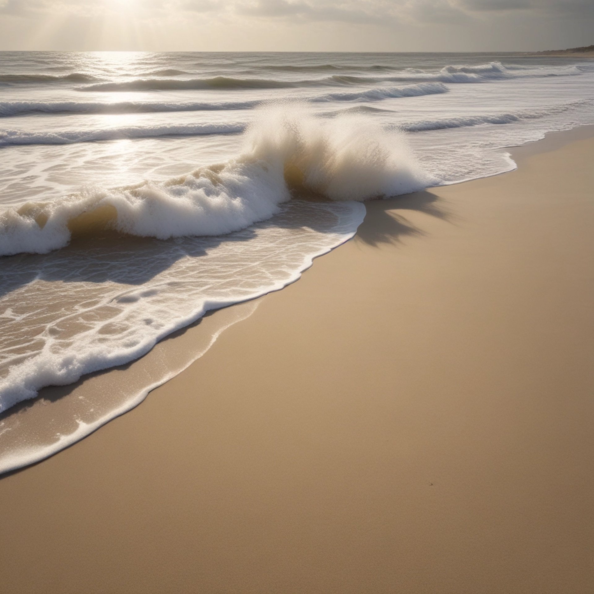 an abstract photo of a curved building with a blue sky in the background