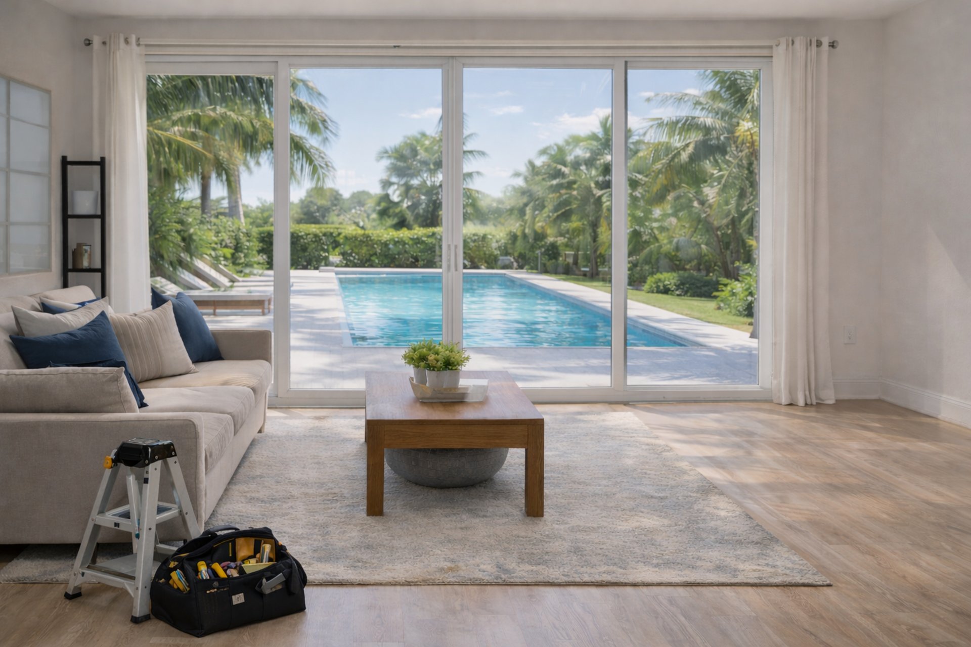 stainless steel kitchen sink with faucet