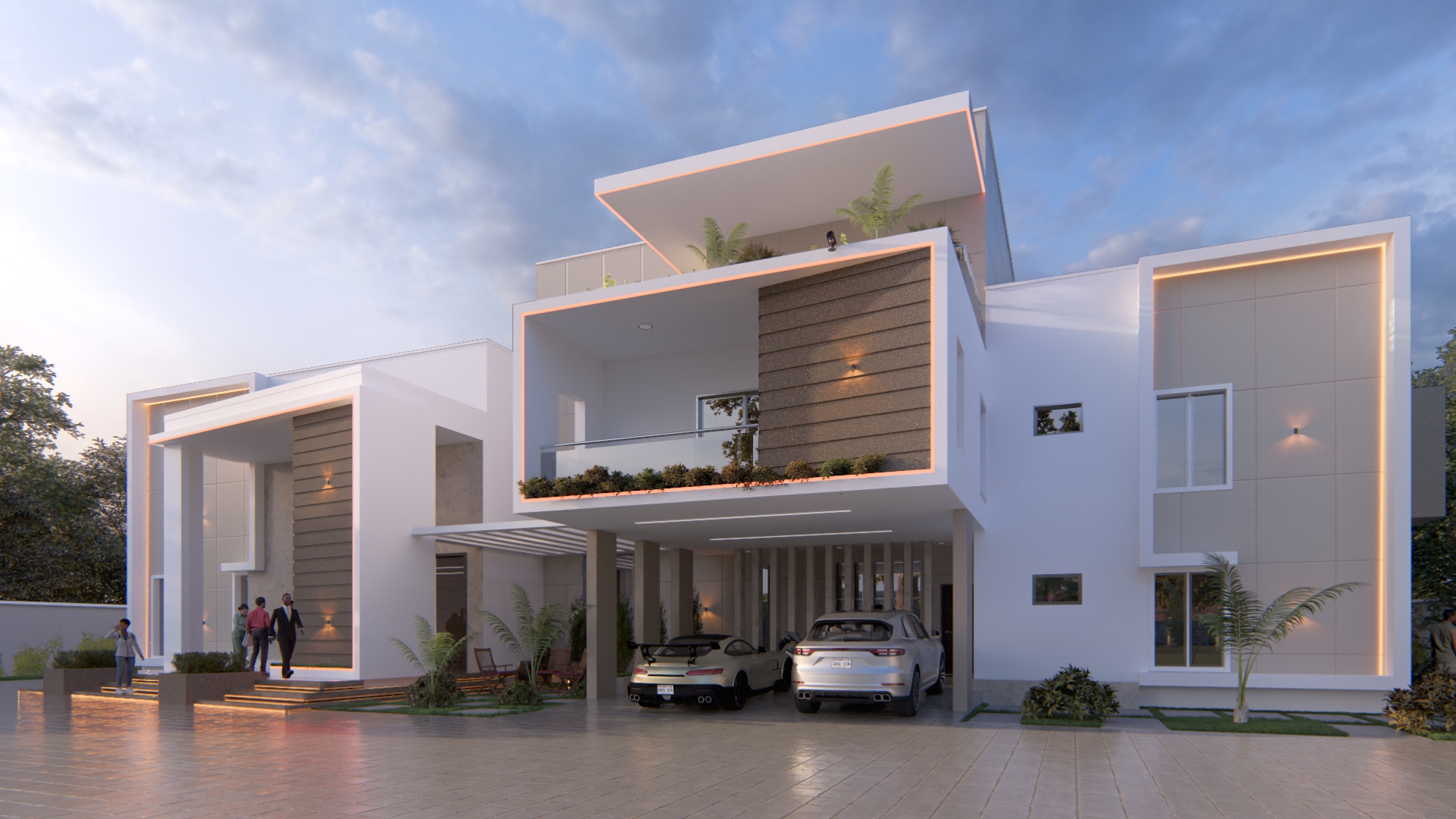 black and brown leather padded tub sofa