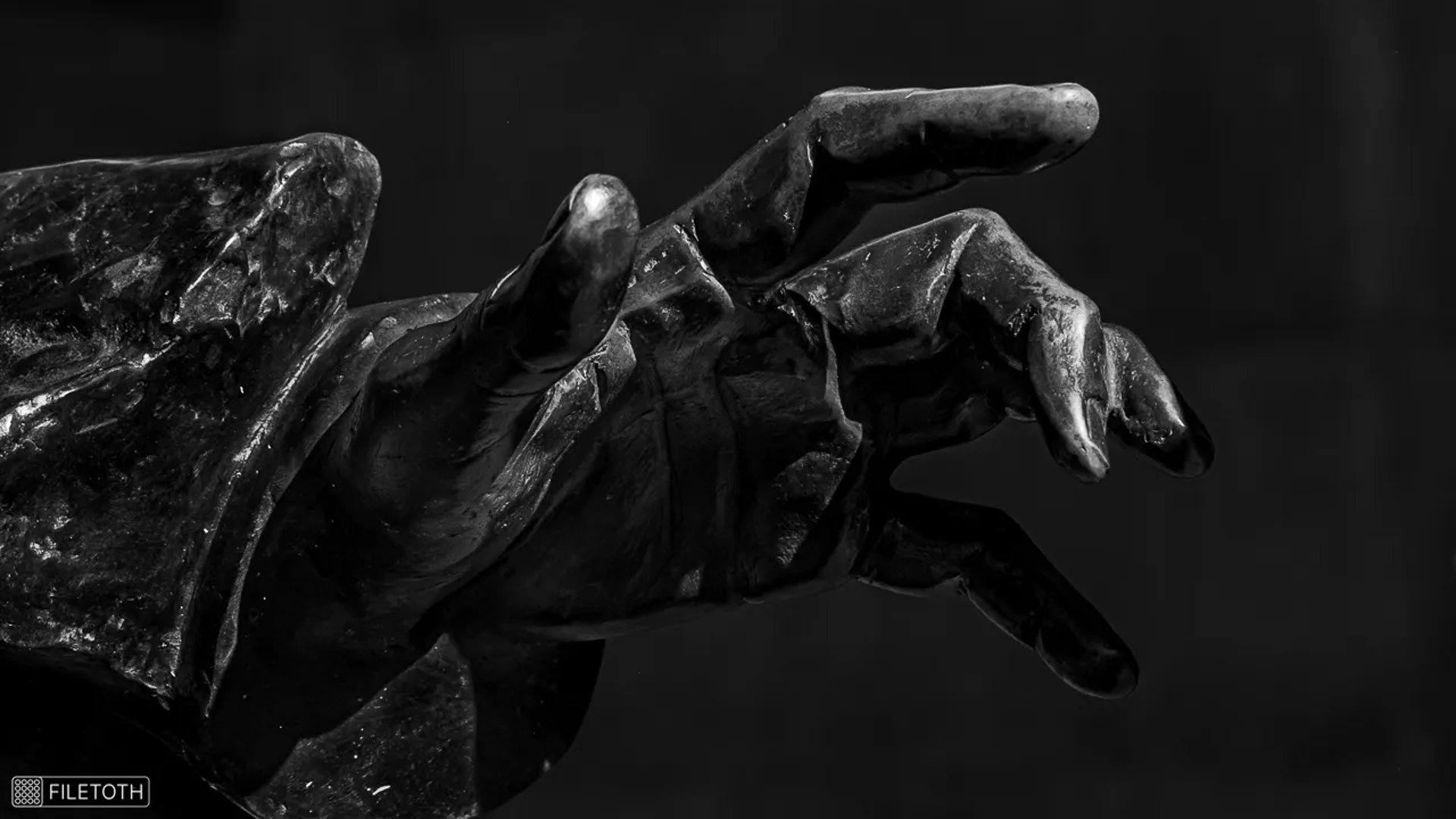 Close-up of Georg Solti’s hand gesture of expression, and brilliance.