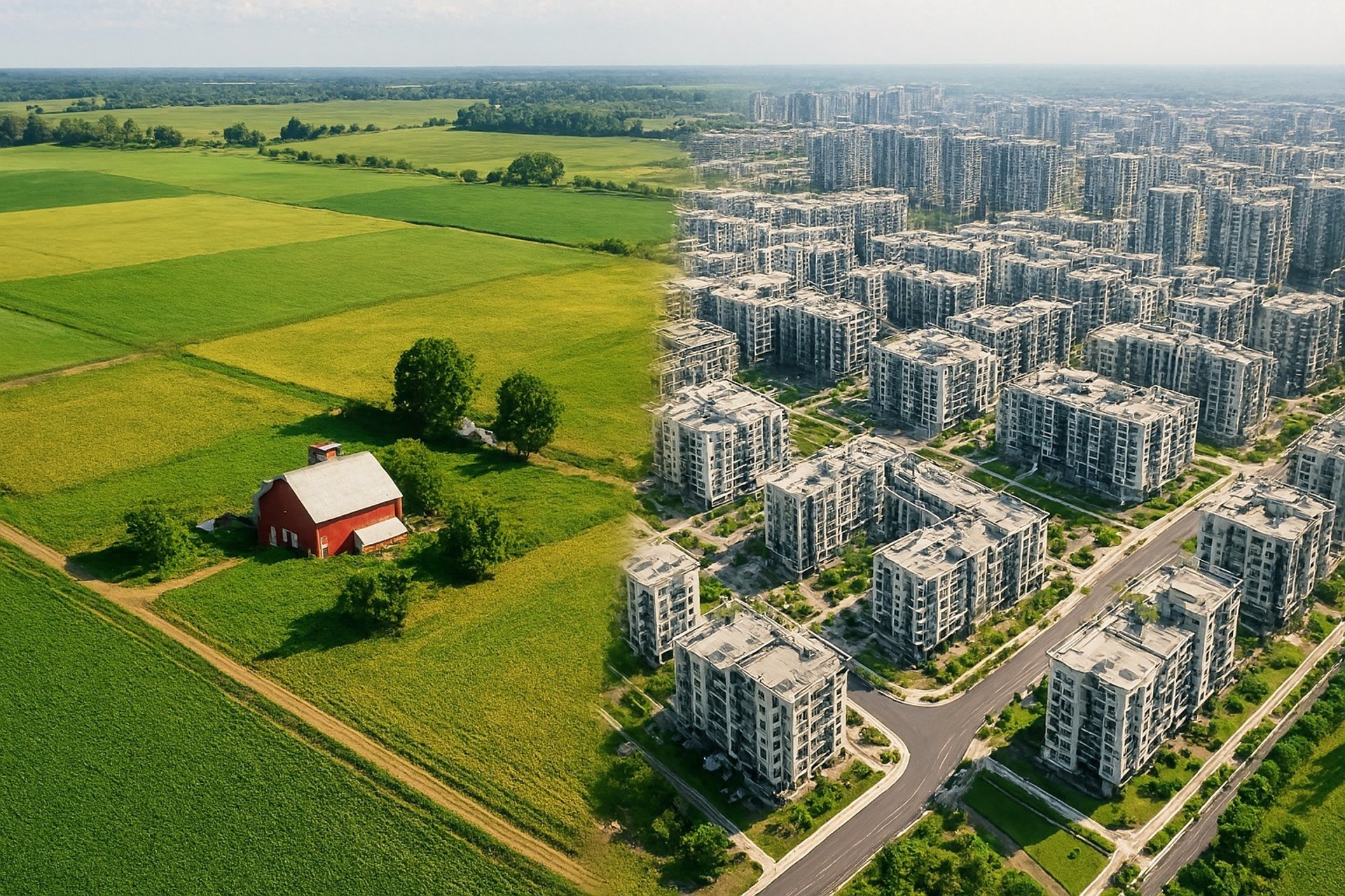 bird's eye view of area