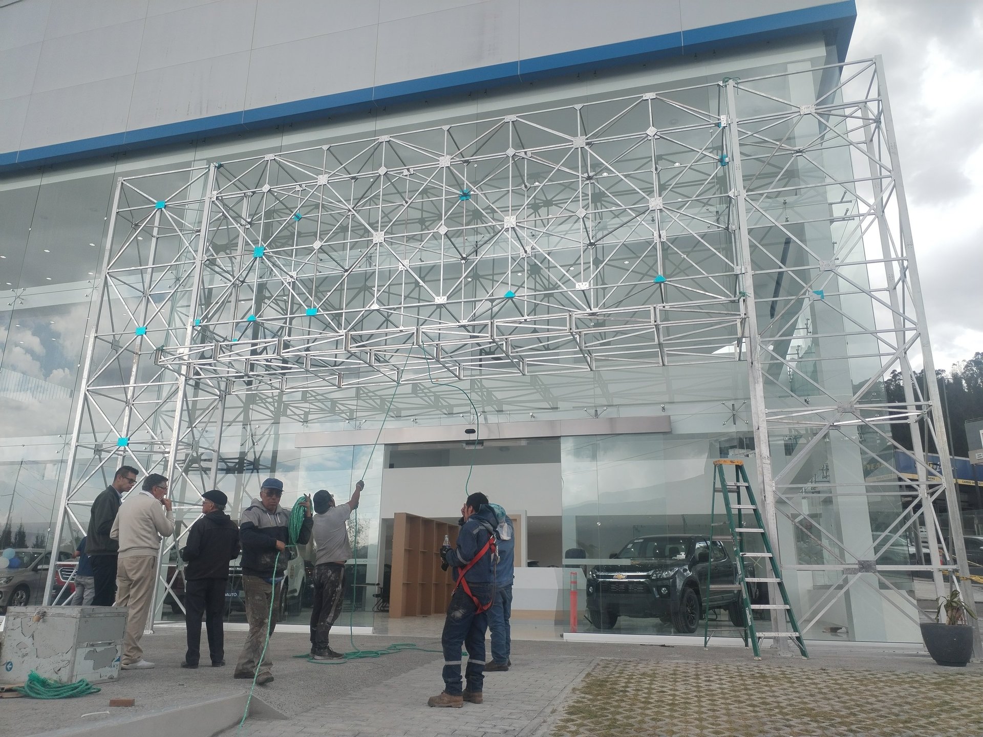 black blue and yellow textile