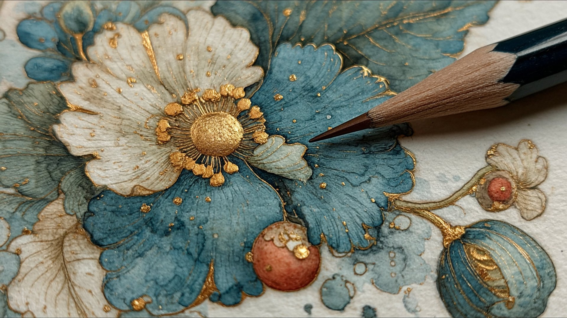 an abstract photo of a curved building with a blue sky in the background