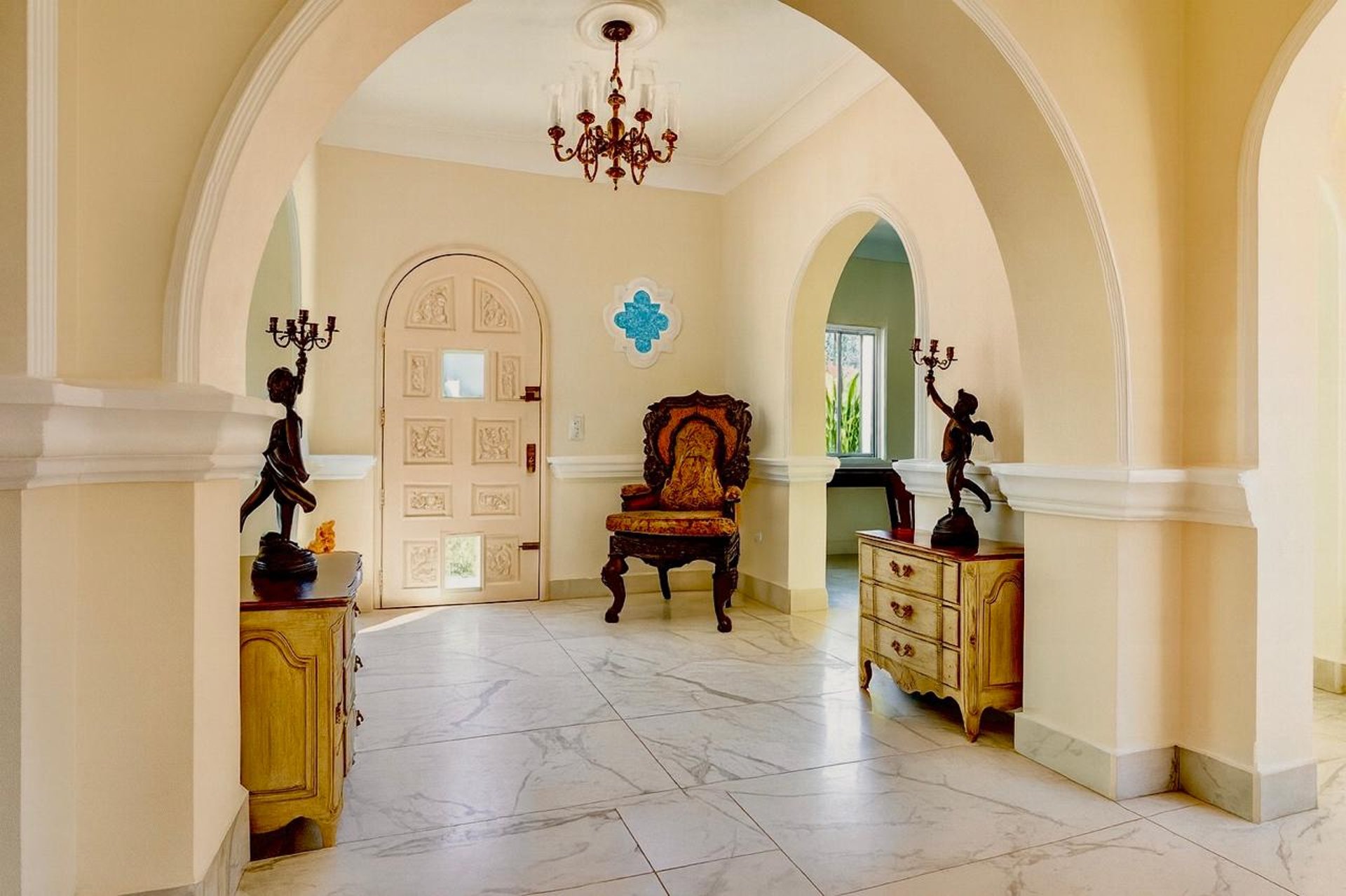 black blue and yellow textile