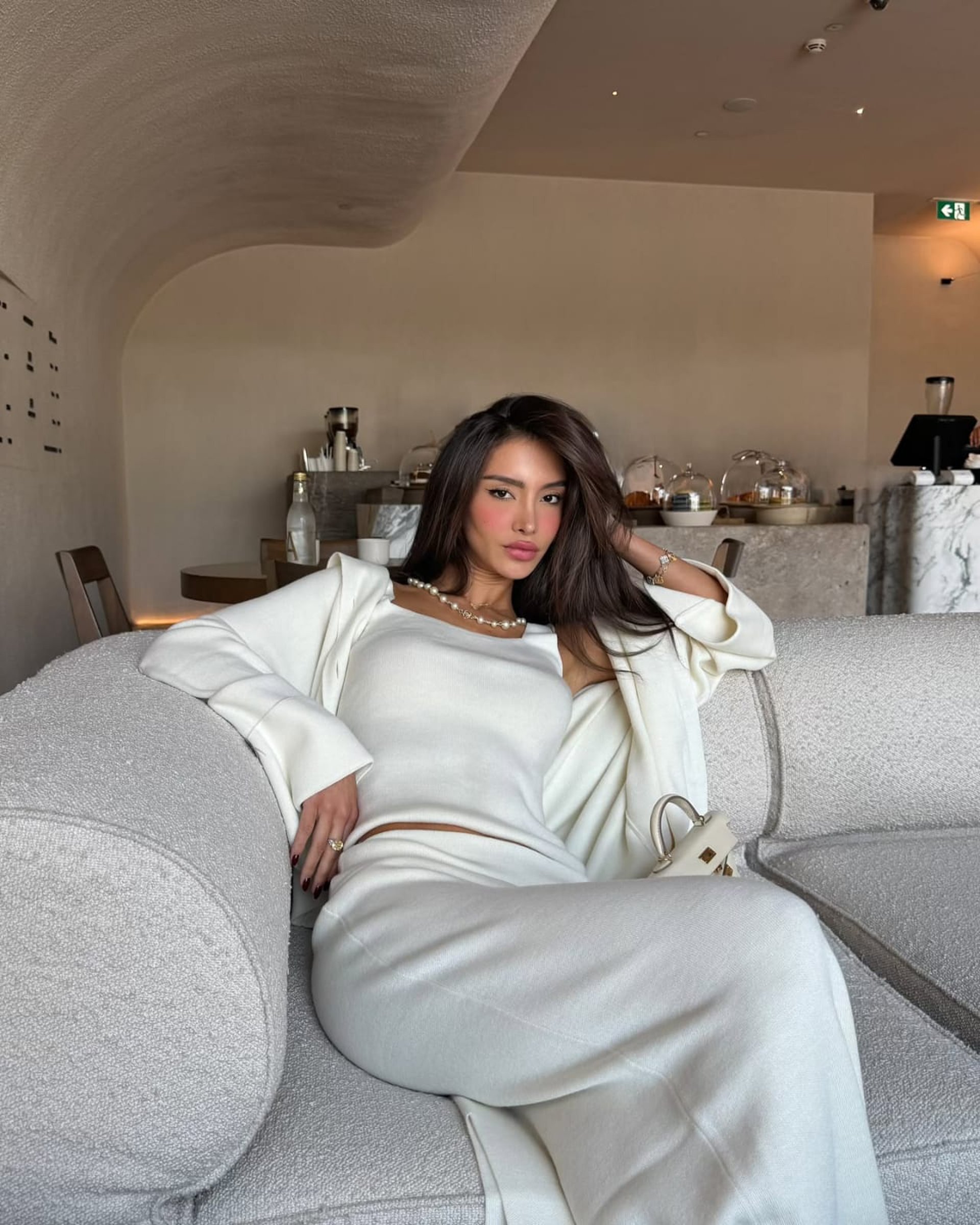 black and brown leather padded tub sofa