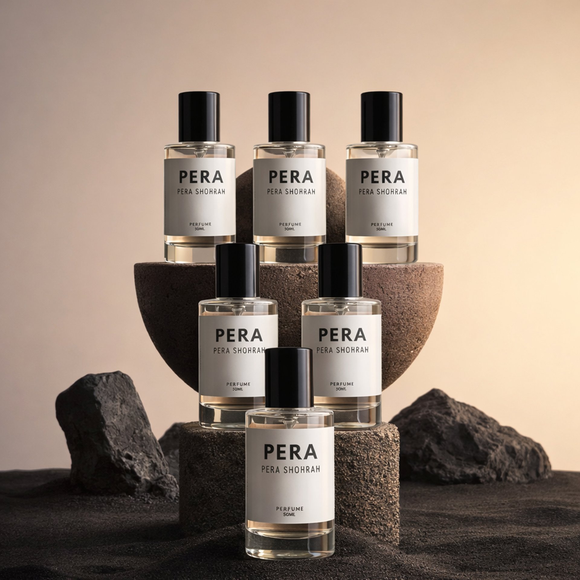 empty black glass jar