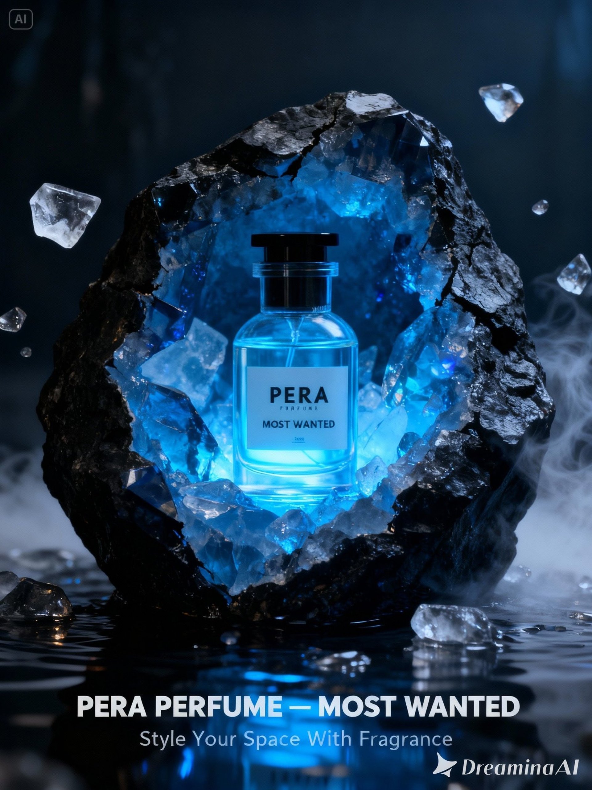 empty black glass jar