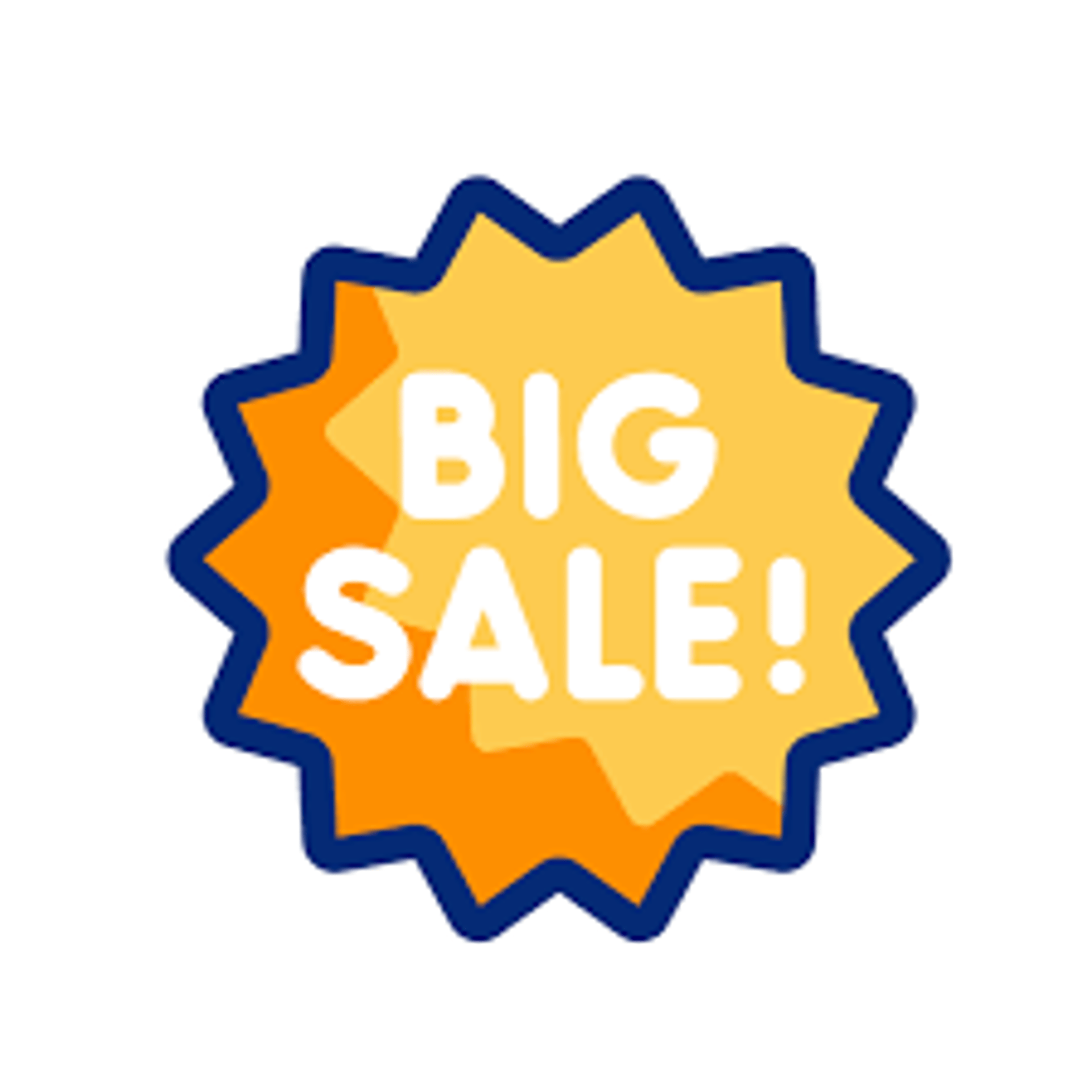 red and white sale LED sign