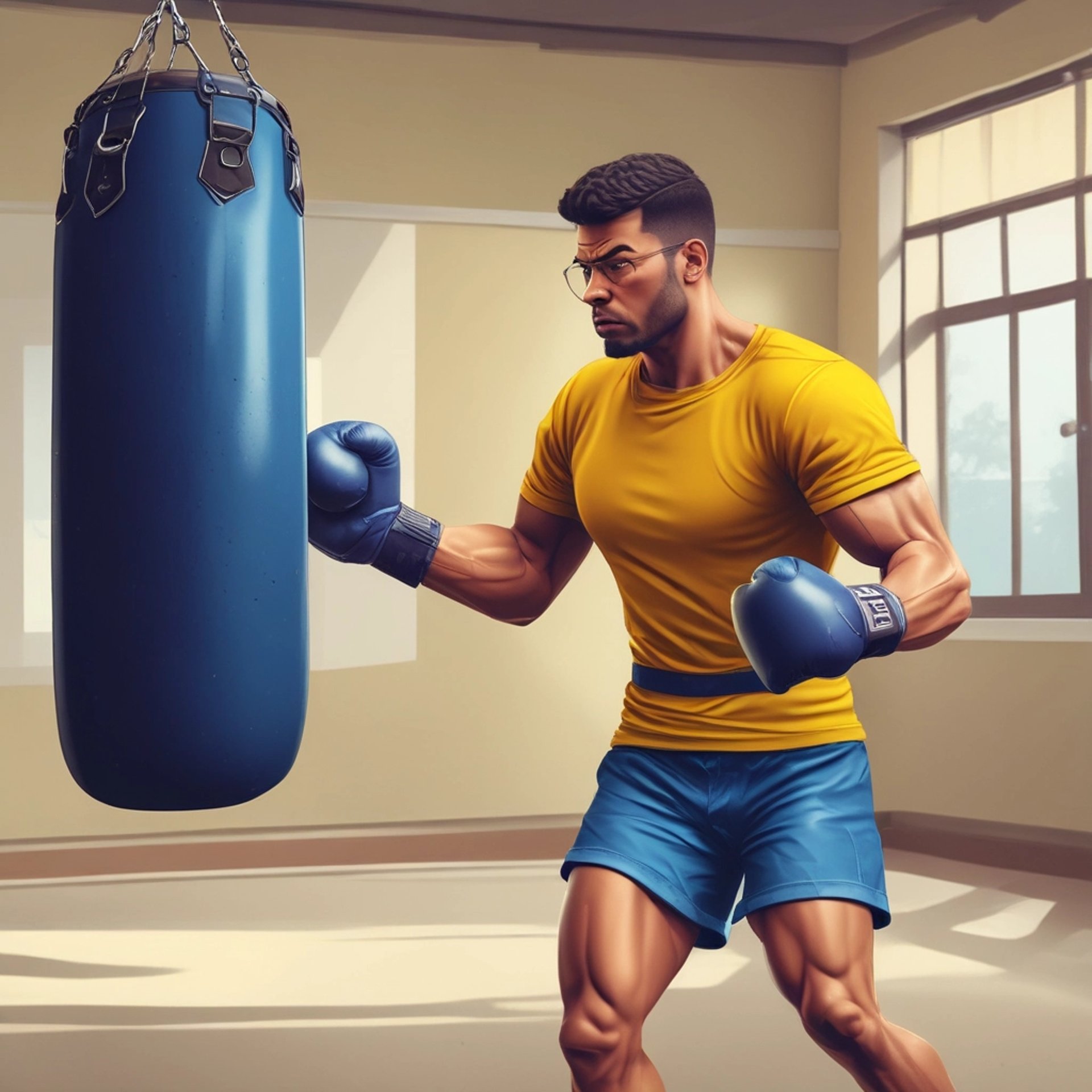 pair of pink boxing gloves