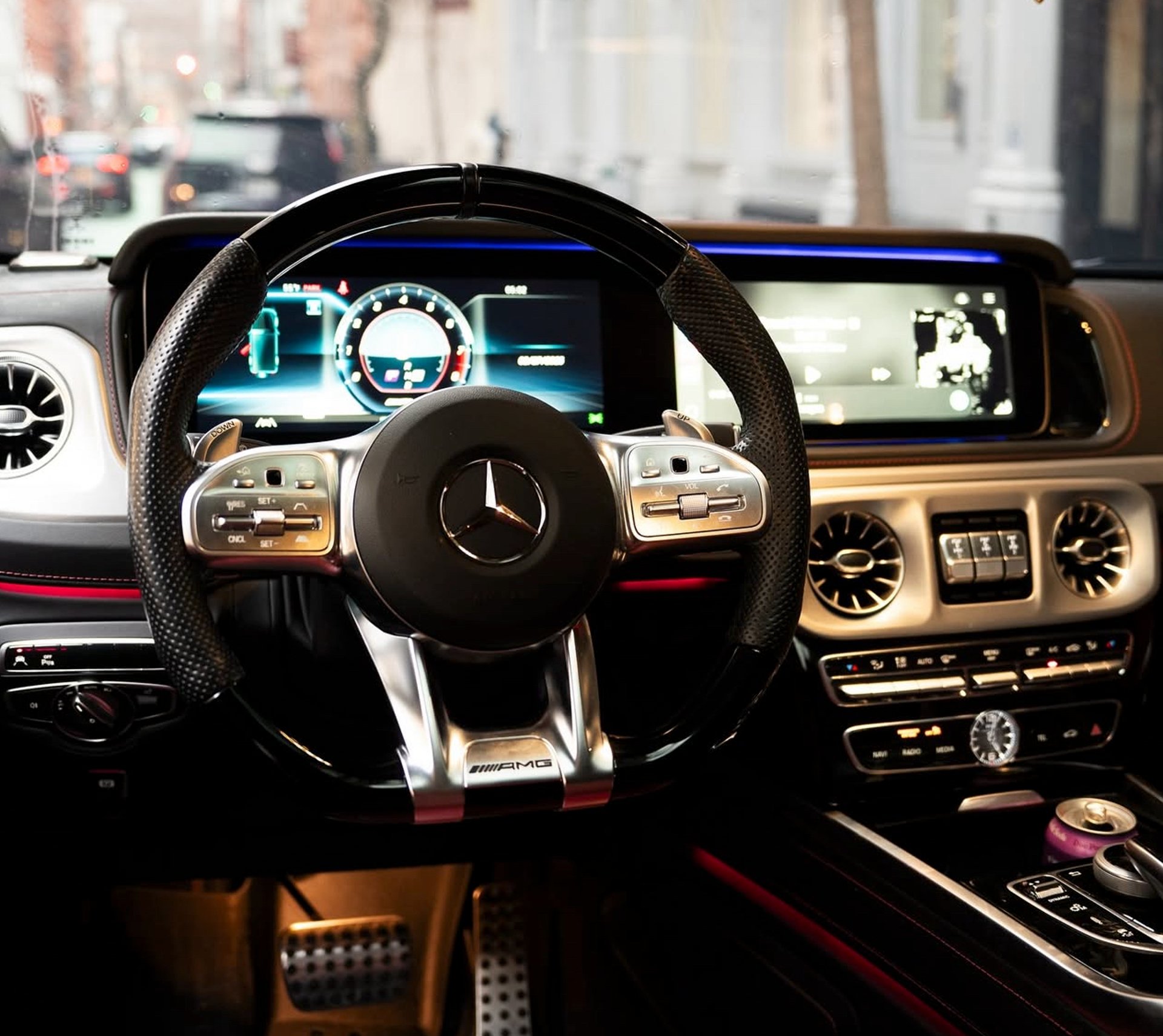 a close up of a car with a mirror