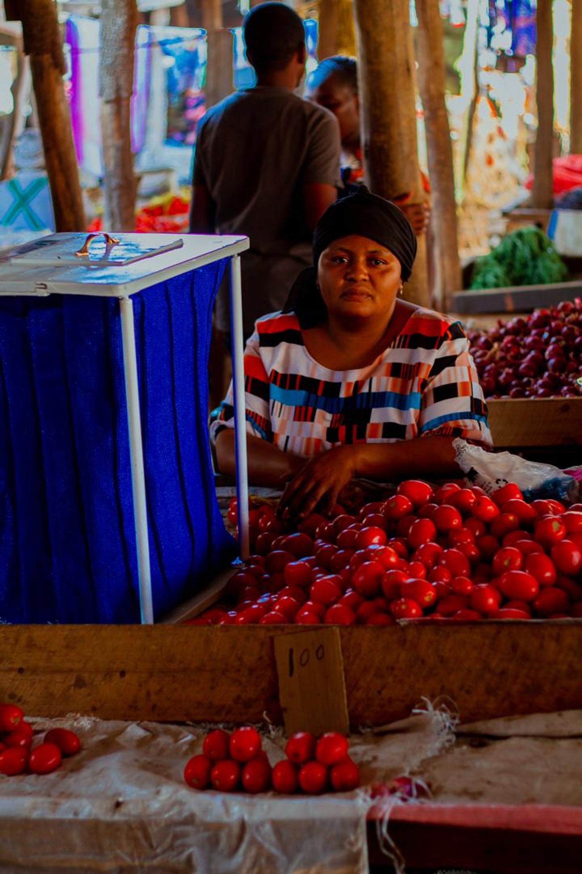 black blue and yellow textile