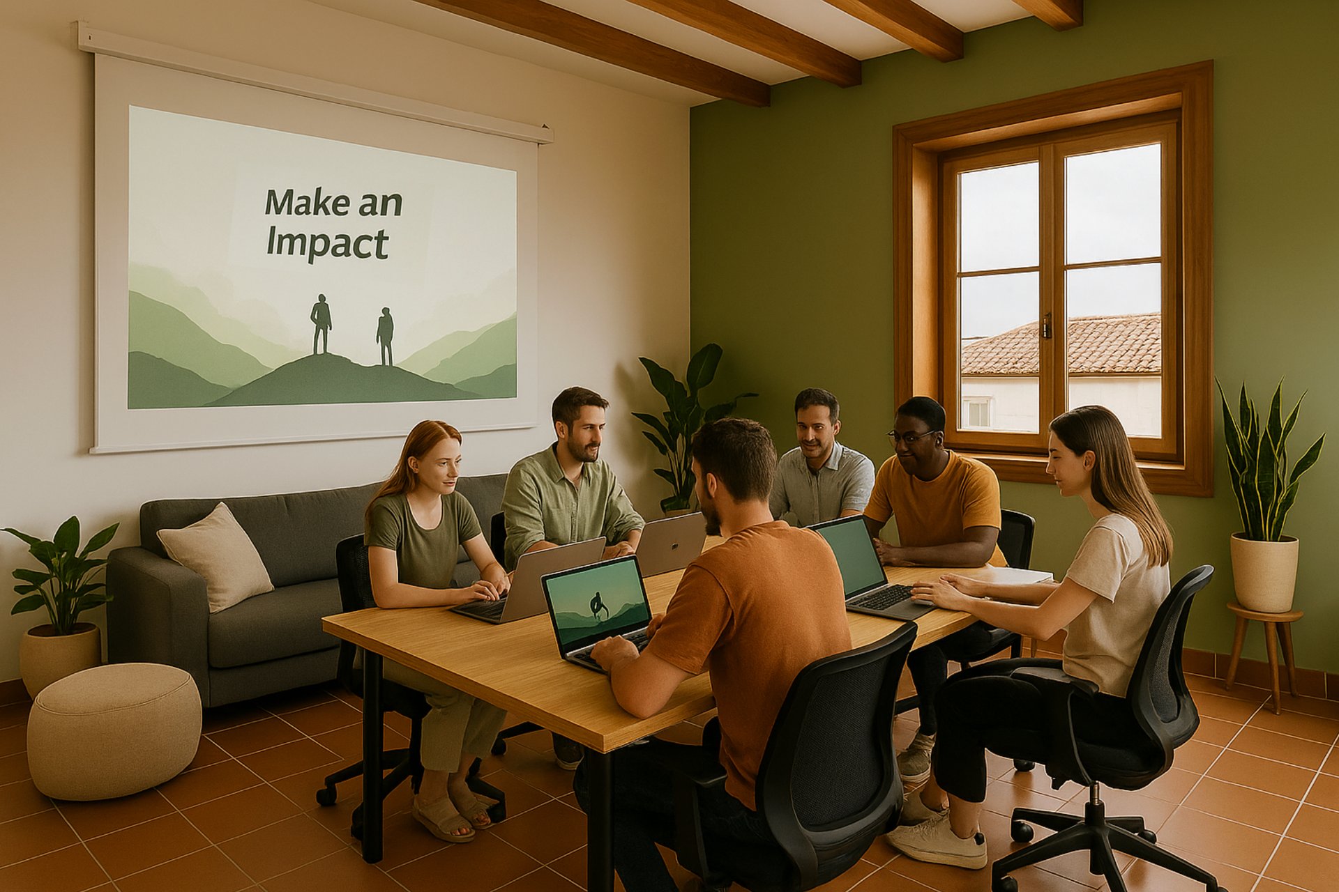 an abstract photo of a curved building with a blue sky in the background