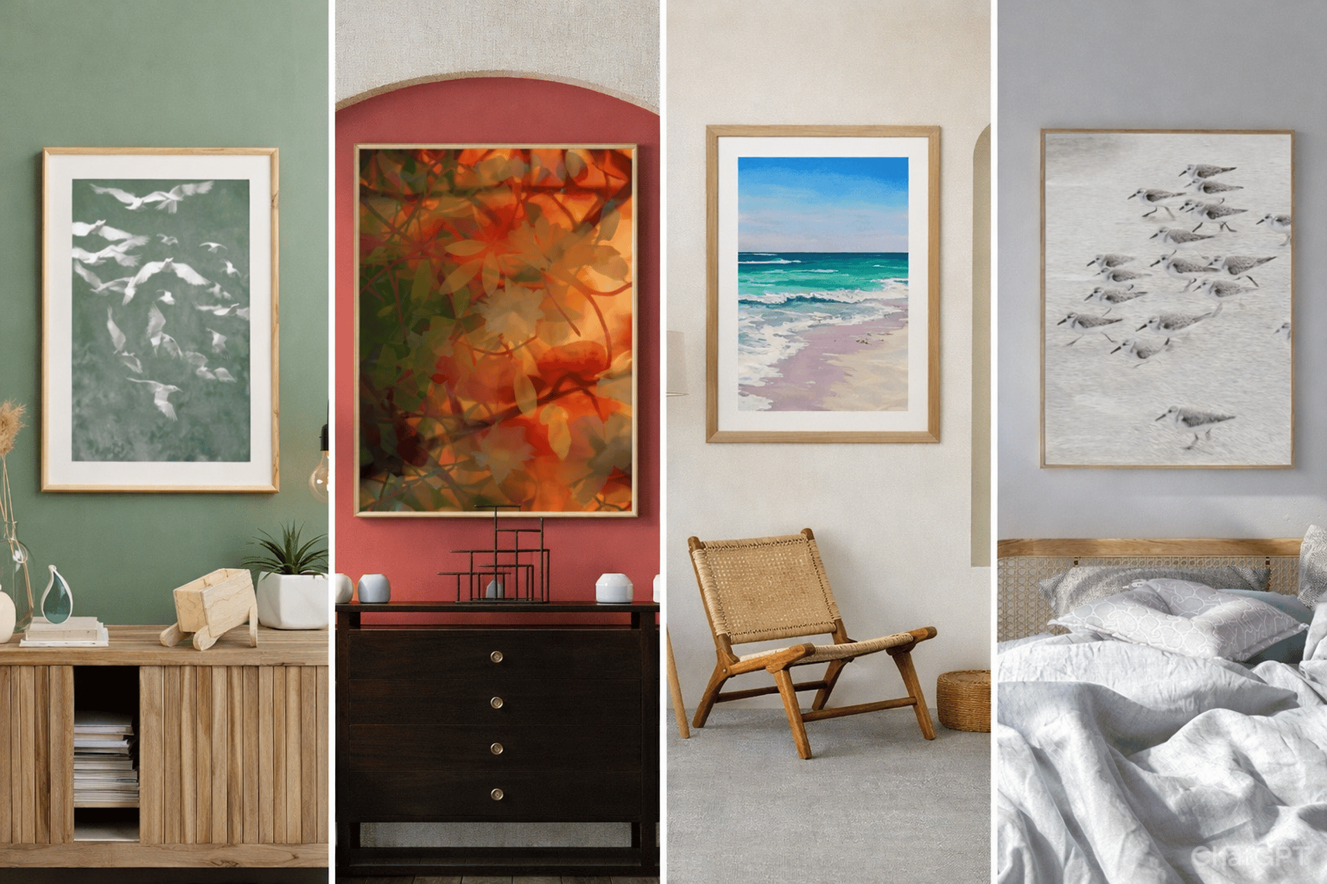 digital photo montage print ginkgo leaves yellow photography nature