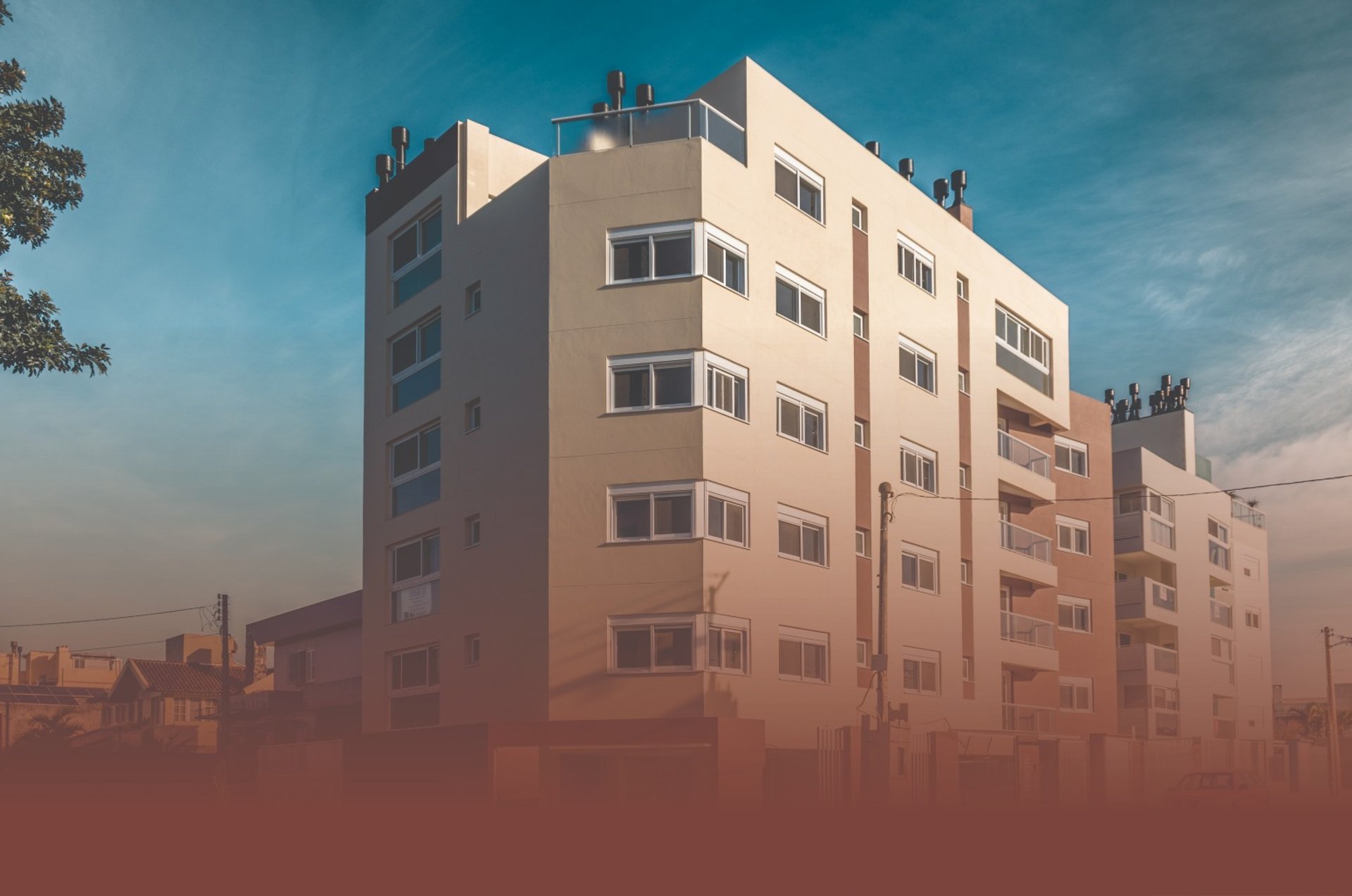 Vista principal prédio multifamiliar Giardino na cidade de Pelotas. Construtora Valori Empreendimentos